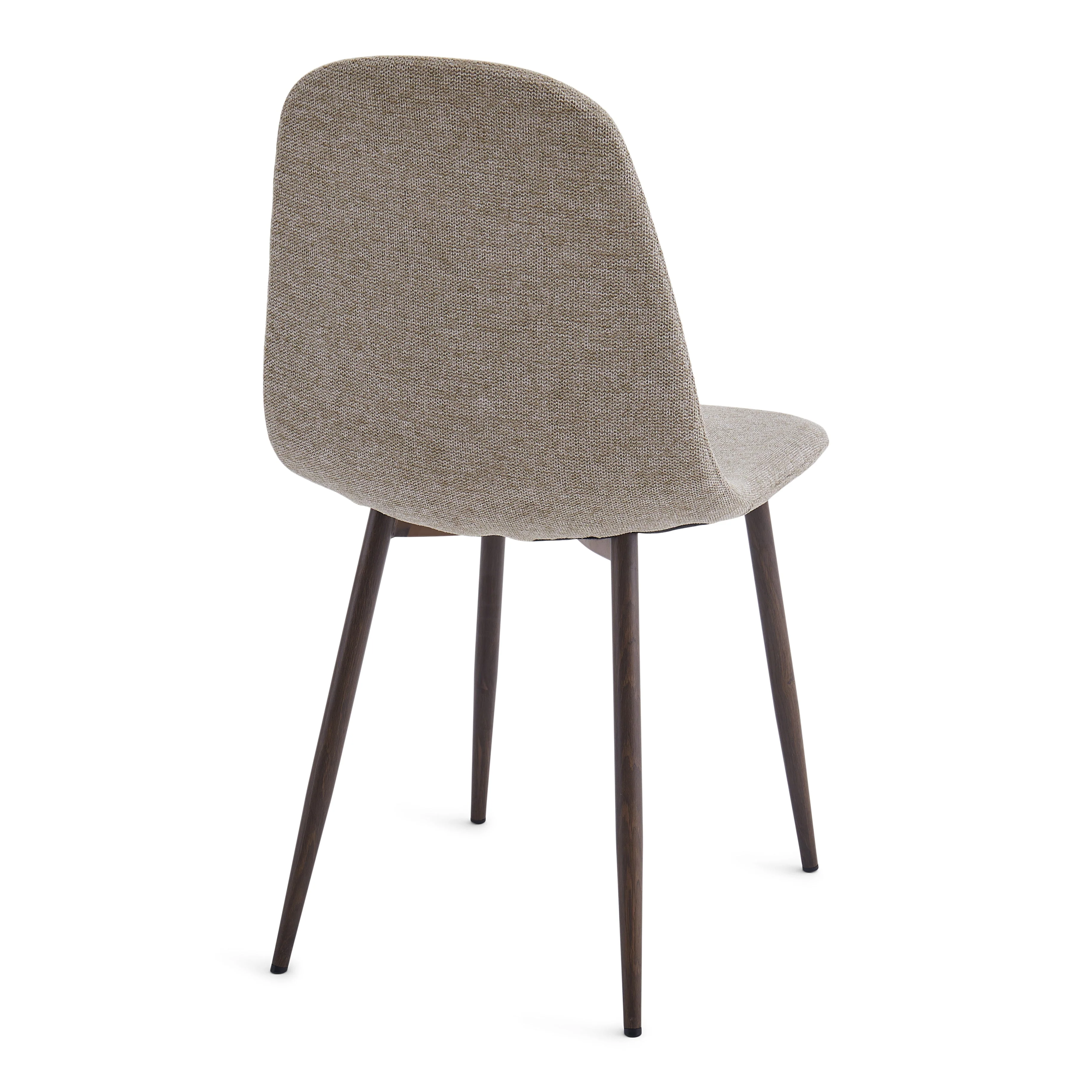 Anna Sedia da pranzo - tessuto sabbia con gambe in rovere fumé - Image 2