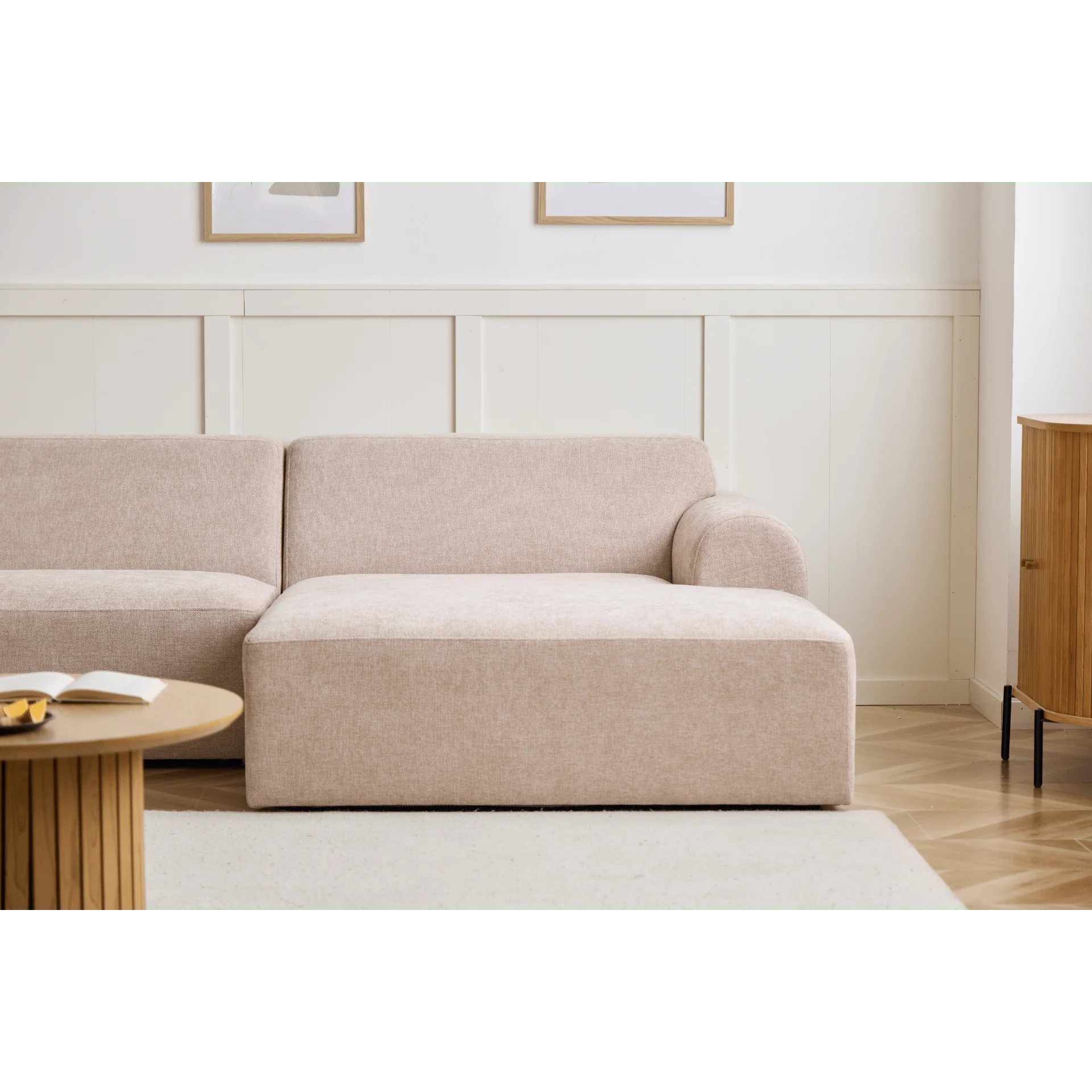 Arianna - Divano con chaise longue crema - Orientamento destro - Image 7