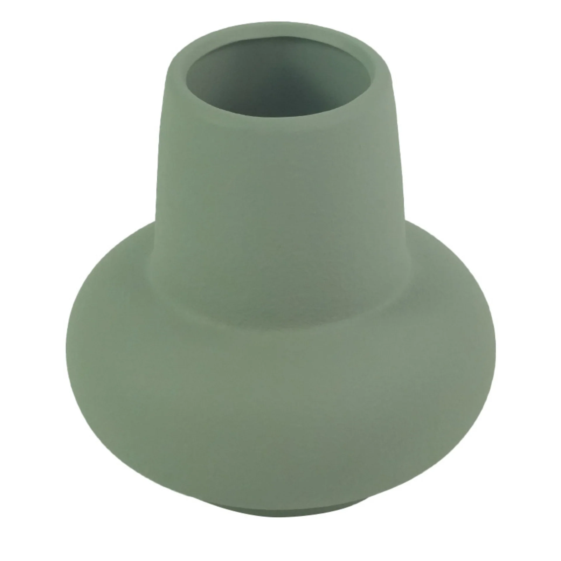 Birka vaso in ceramica colore verde polvere, 15 cm - Image 2