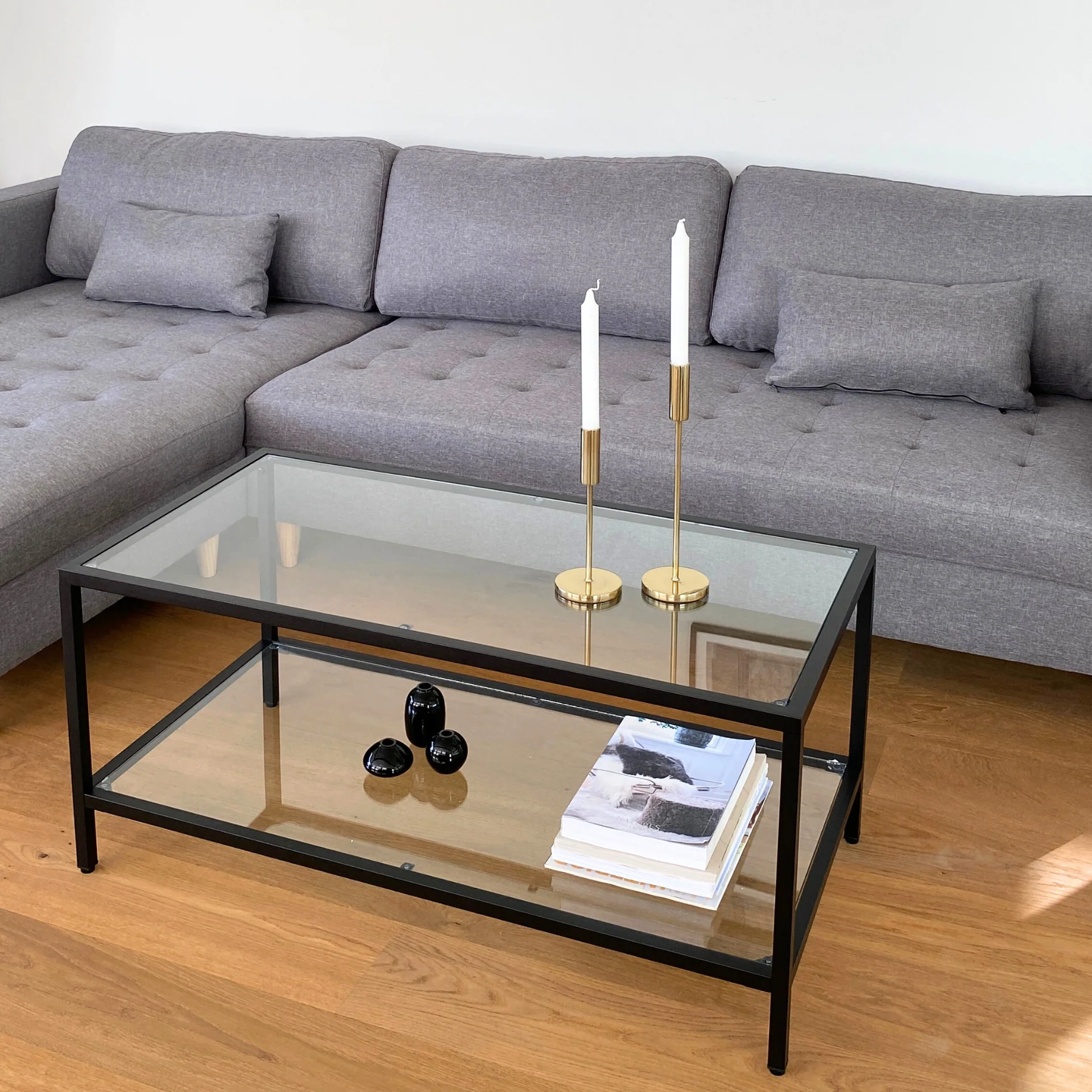 Brandy - Divano ad angolo reclinabile reversibile destro e sinistro in tessuto grigio - L: 290 x P: 96 x A: 80 cm - Image 4