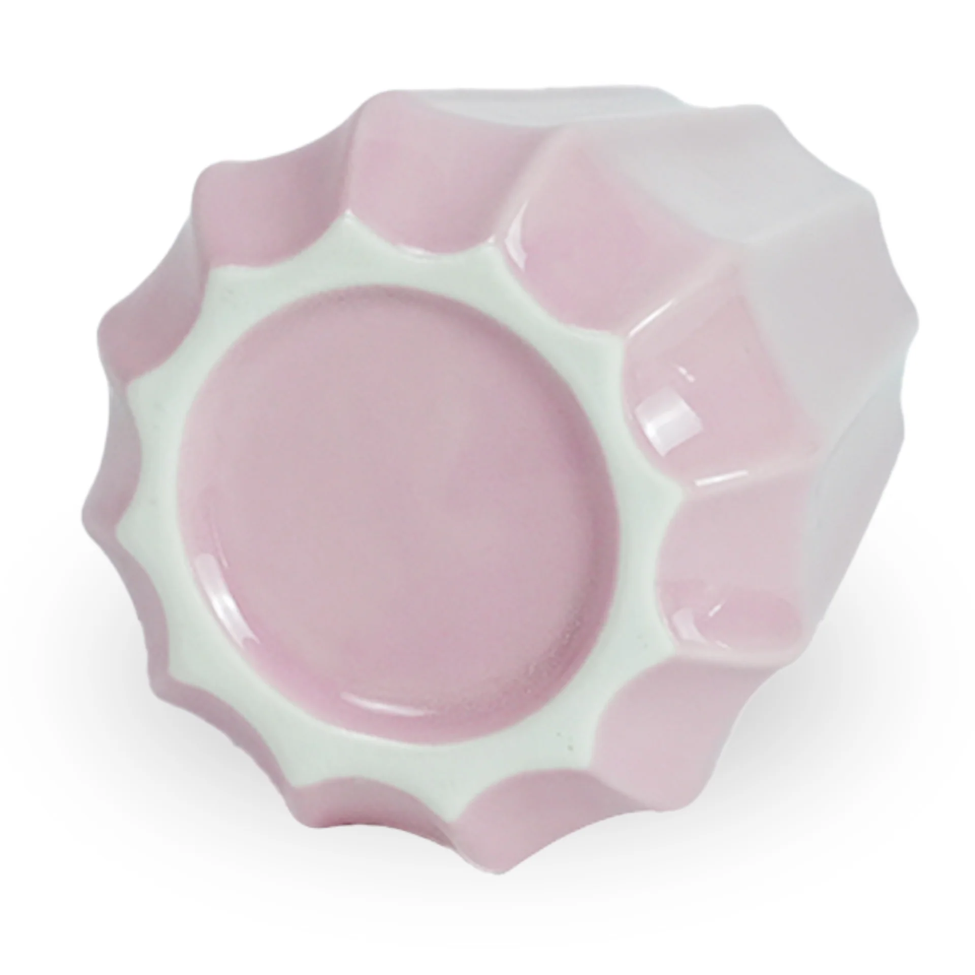 Caddi vaso in ceramica rosa 15 cm - Image 3