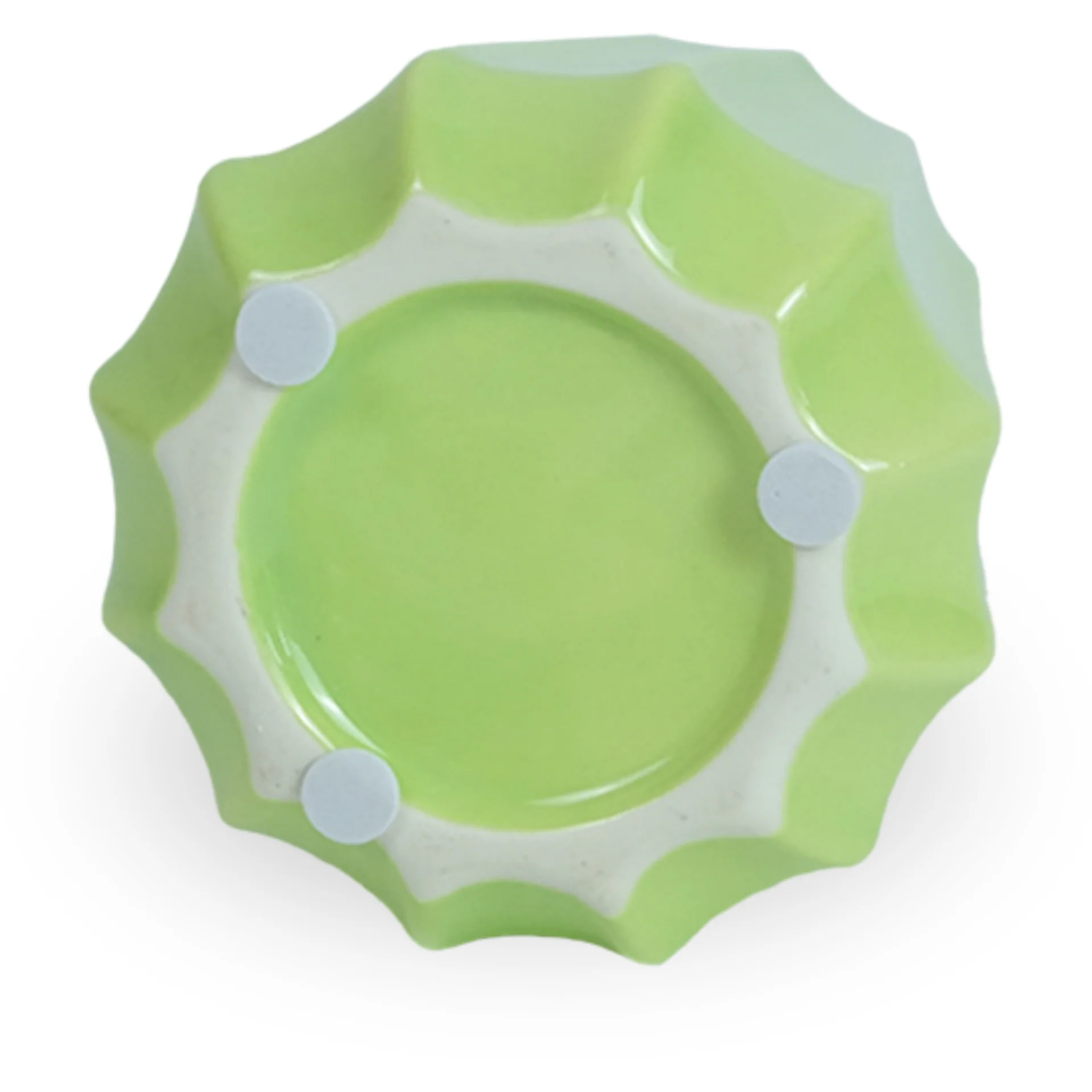 Caddi vaso in ceramica verde 15 cm - Image 3