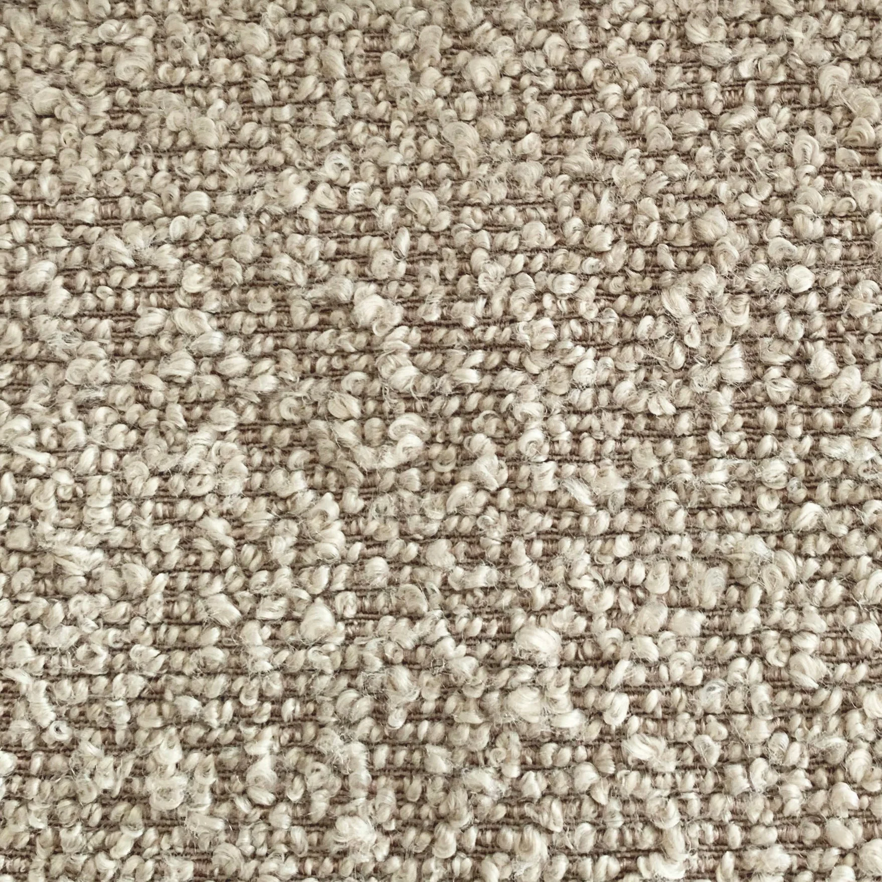 Campionario del tessuto Malou - Beige Boucle
