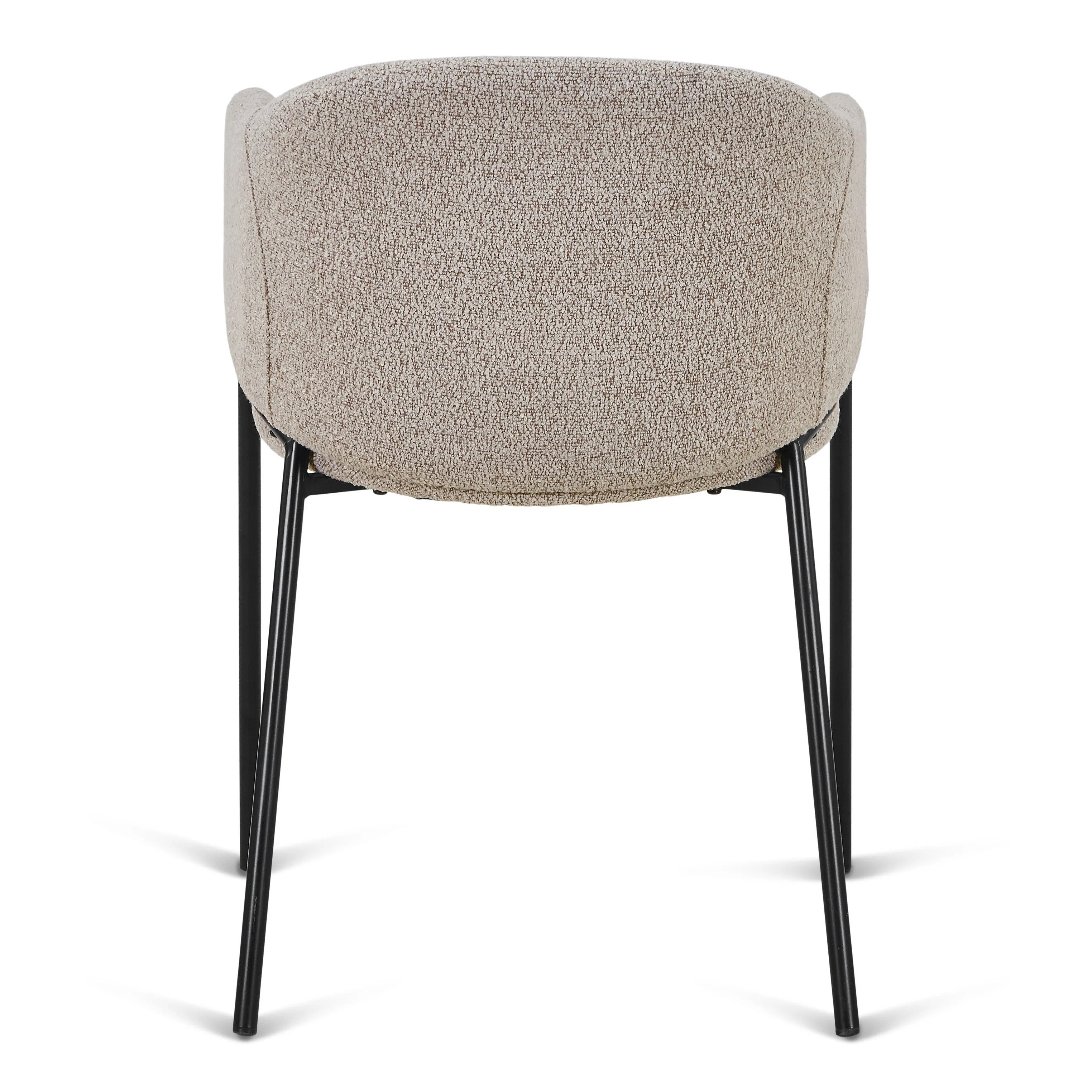 Carolina - sedia da pranzo in bouclé beige - Image 7