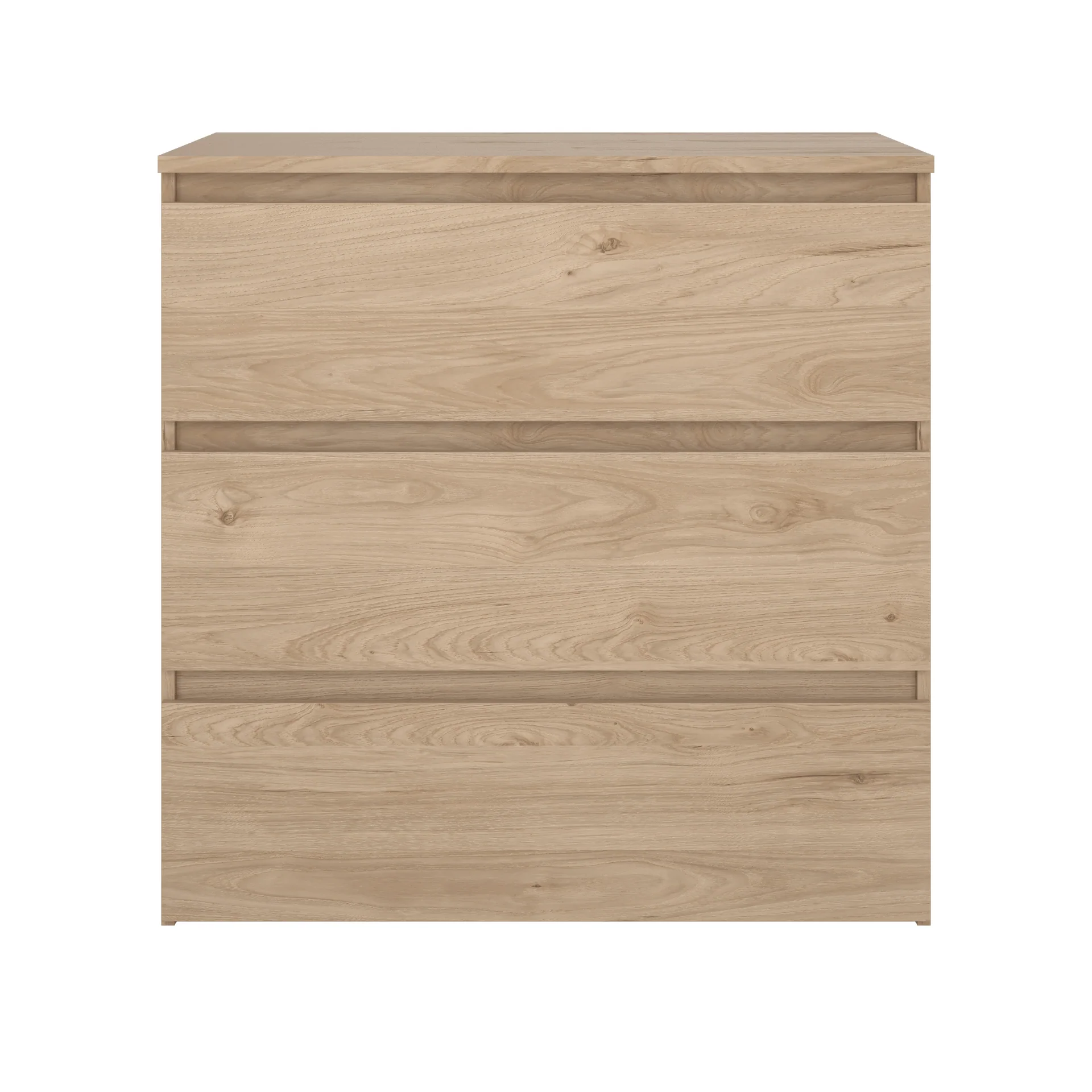 Maise cassettiera H:70 x L:70 x P:41 cm con 3 cassetti in look rovere - Image 4