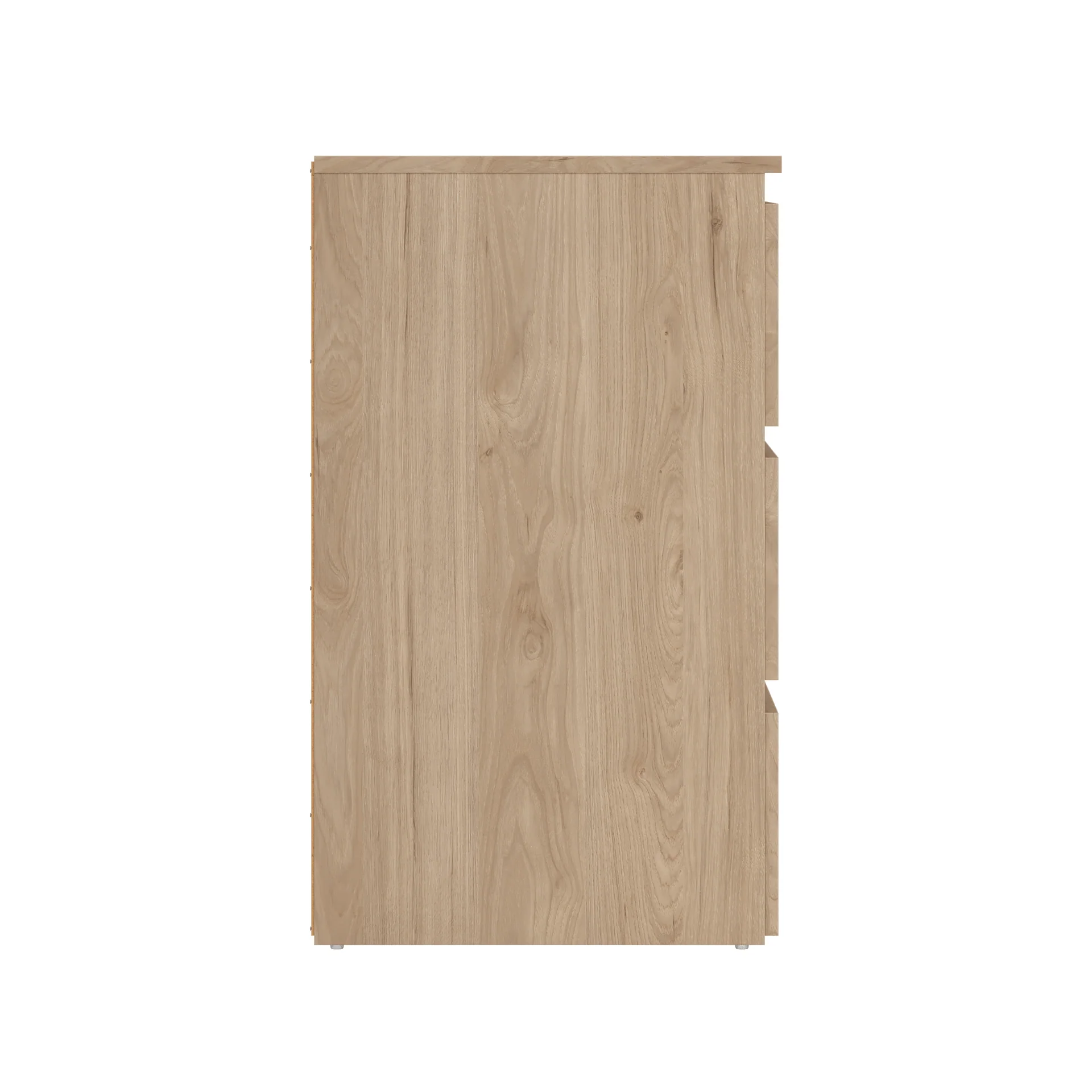 Maise cassettiera H:70 x L:70 x P:41 cm con 3 cassetti in look rovere - Image 5
