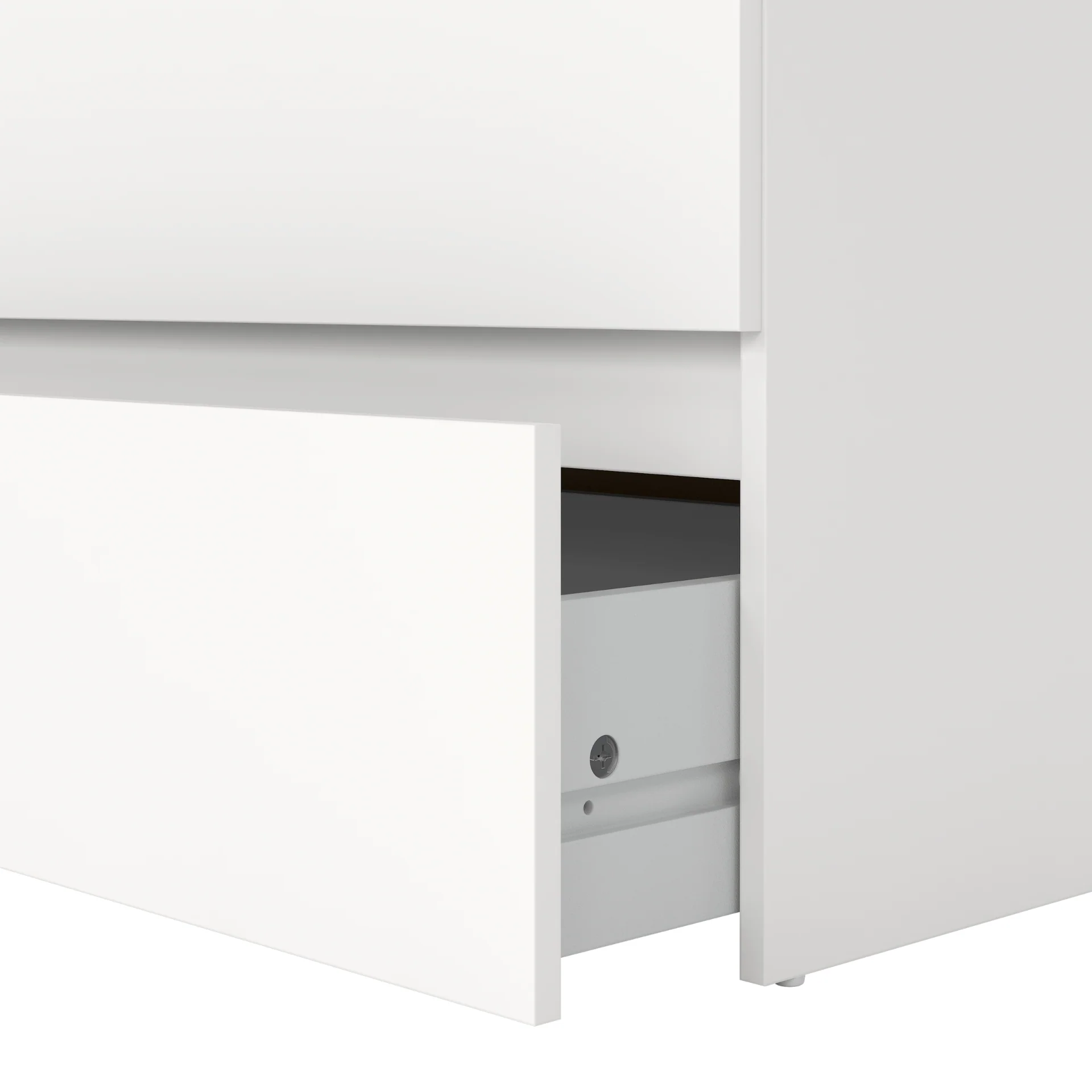 Maise cassettiera 70x70x41 cm con 3 cassetti in bianco - Image 7