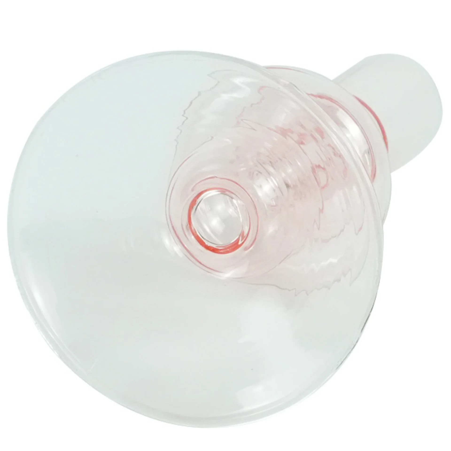 Chicka portacandela in vetro rosa 21 cm - Image 4