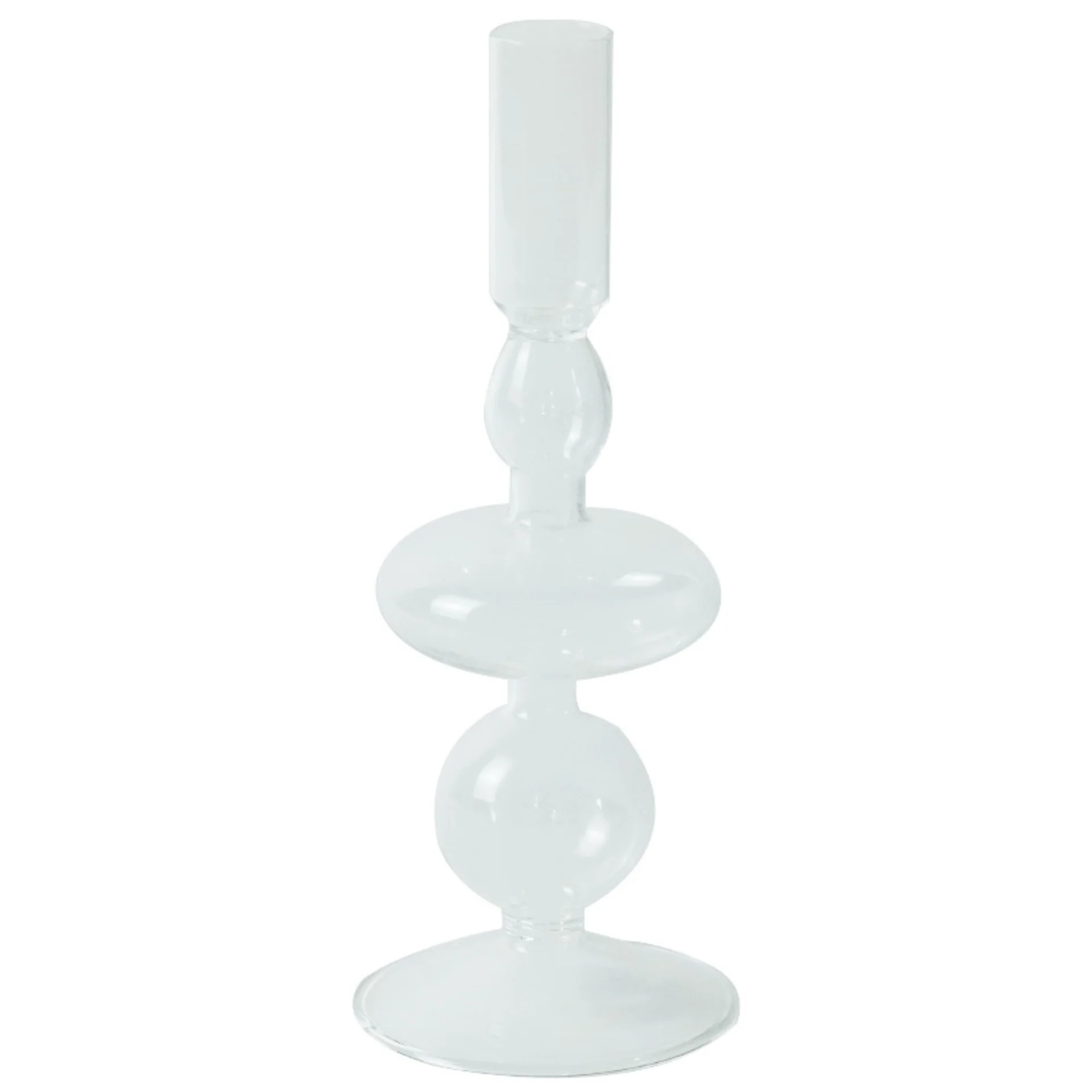 Chicka portacandela in vetro trasparente 21 cm - Image 3