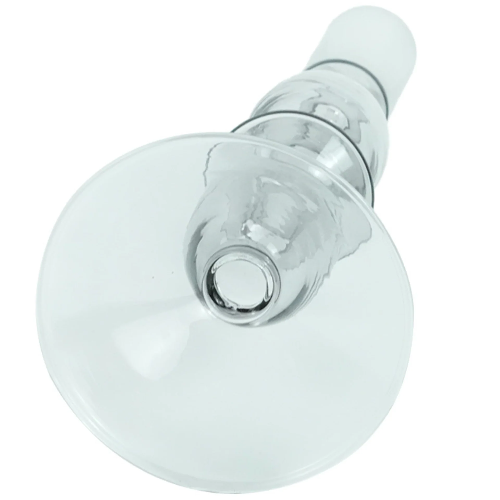 Cora portacandele in vetro grigio 20 cm - Image 4
