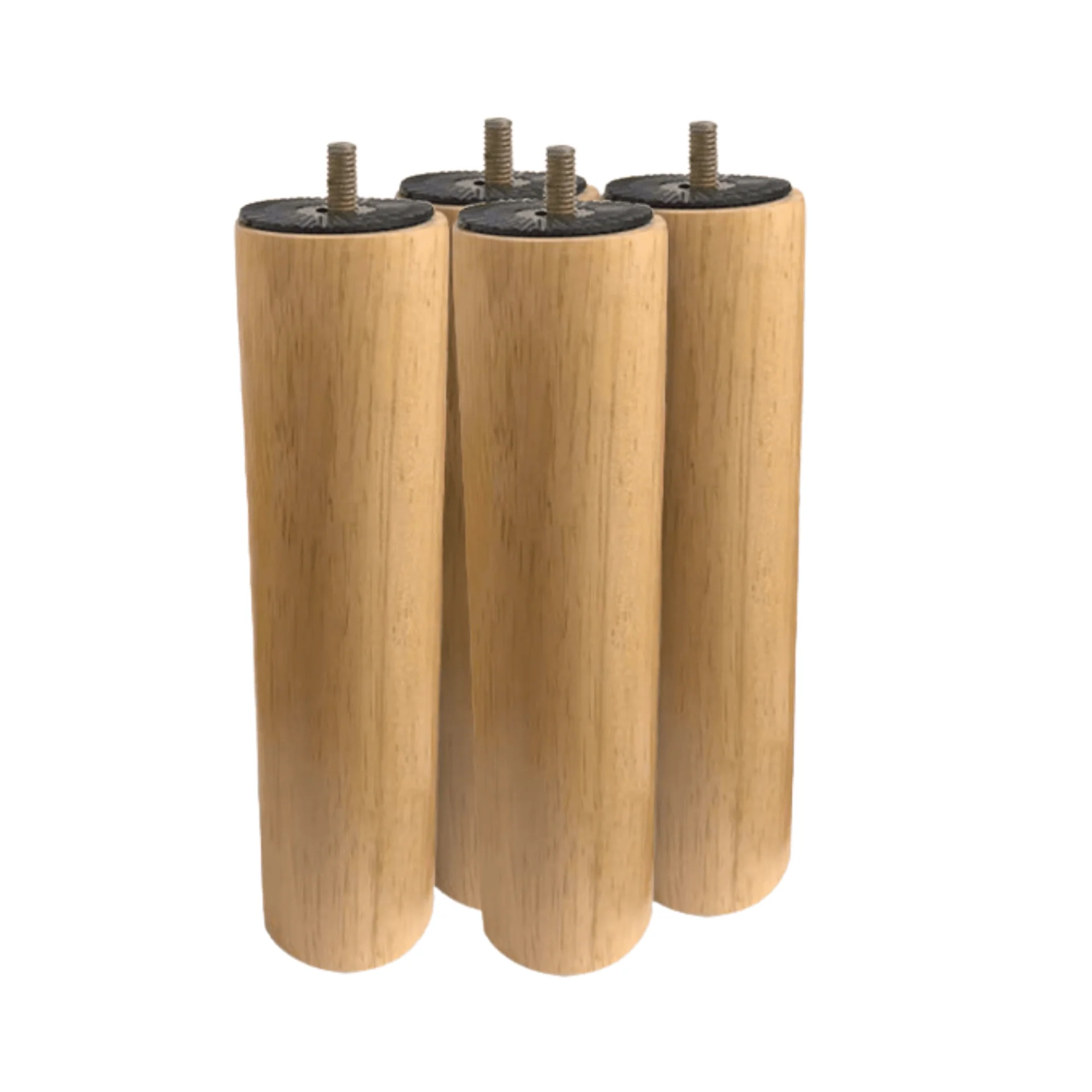 Gambe del letto in legno Eric 20x5 cm (4 pezzi) - Image 4