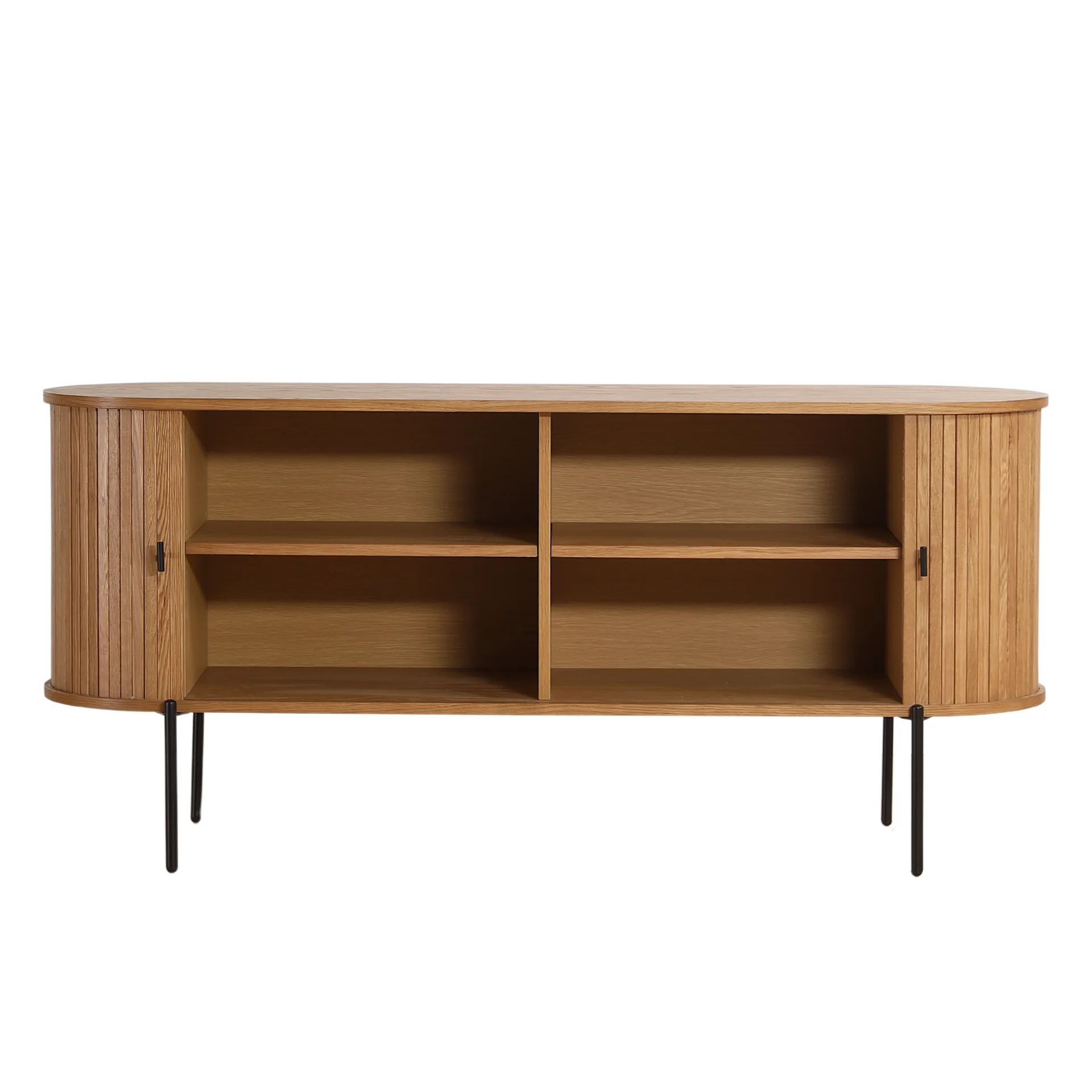 Florence armadio con persiane in rovere 160x45x75 cm - Image 6