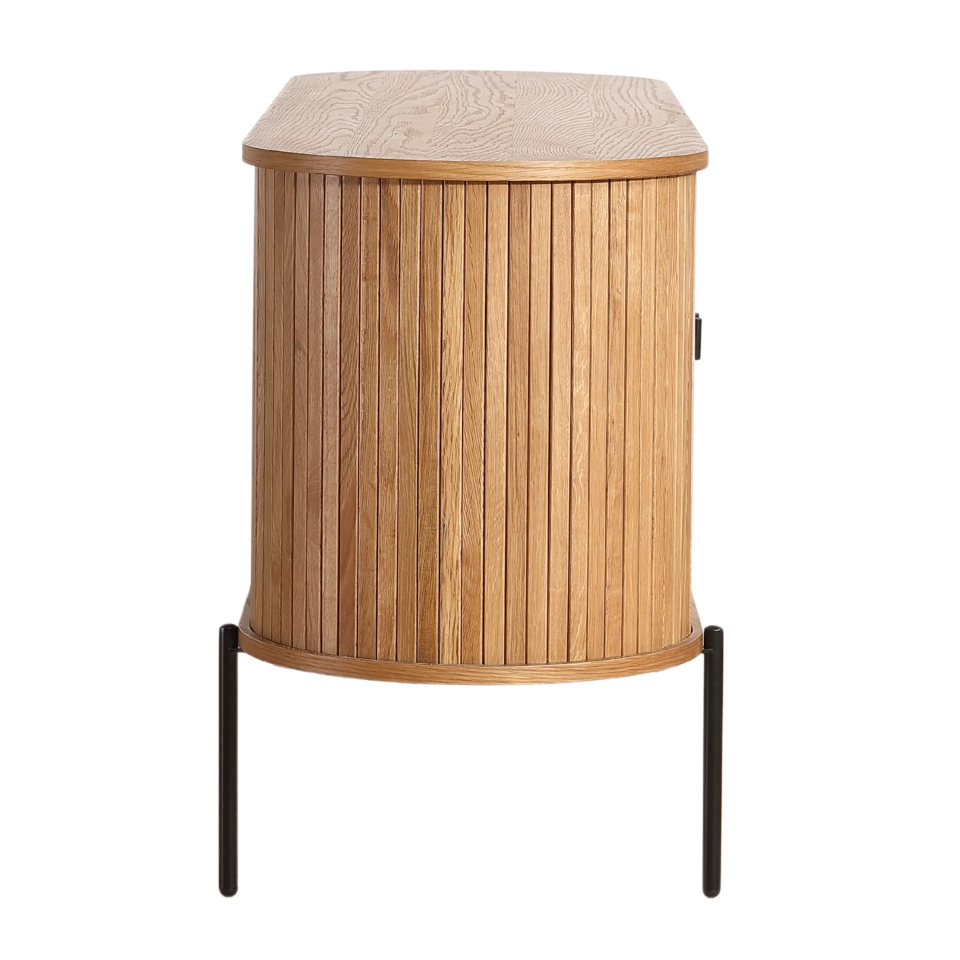 Florence armadio con persiane in rovere 160x45x75 cm - Image 9