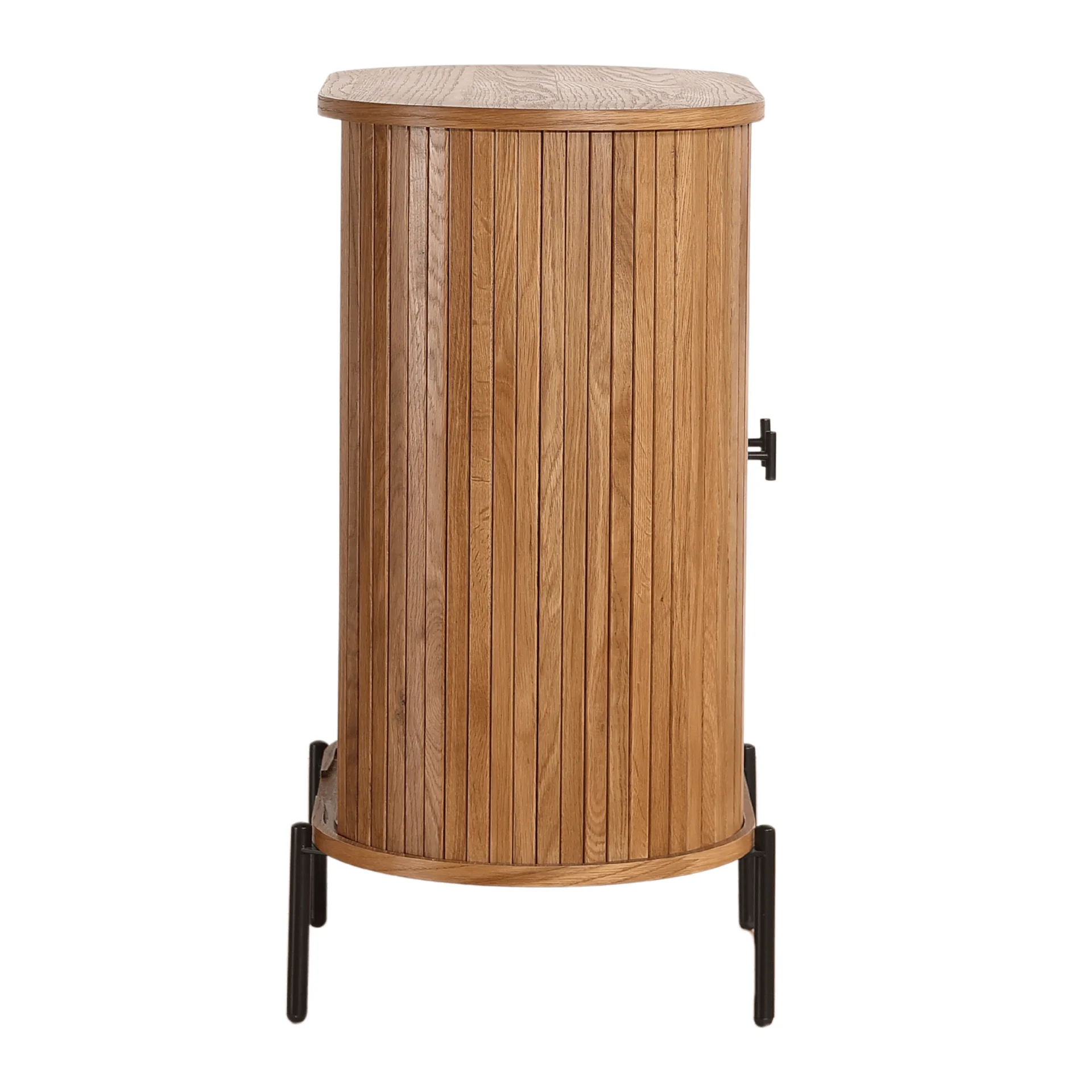 Florence - Mobile a persiane con lamelle in quercia 70x40x85 cm - Image 7
