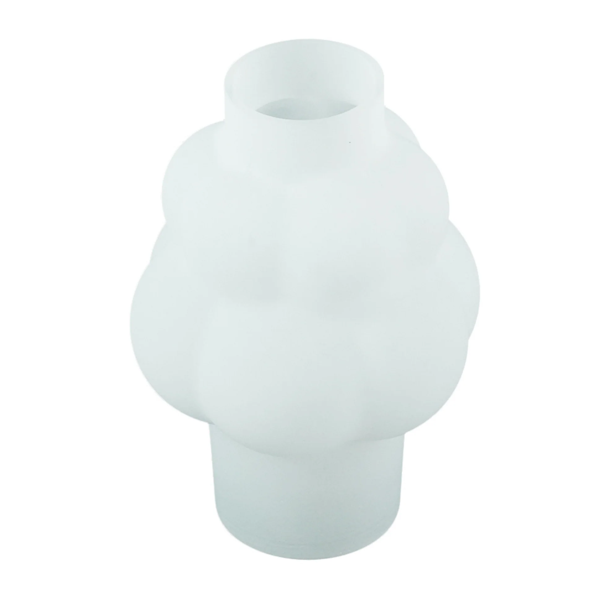 Foxy vaso in vetro bianco 21 cm - Image 4