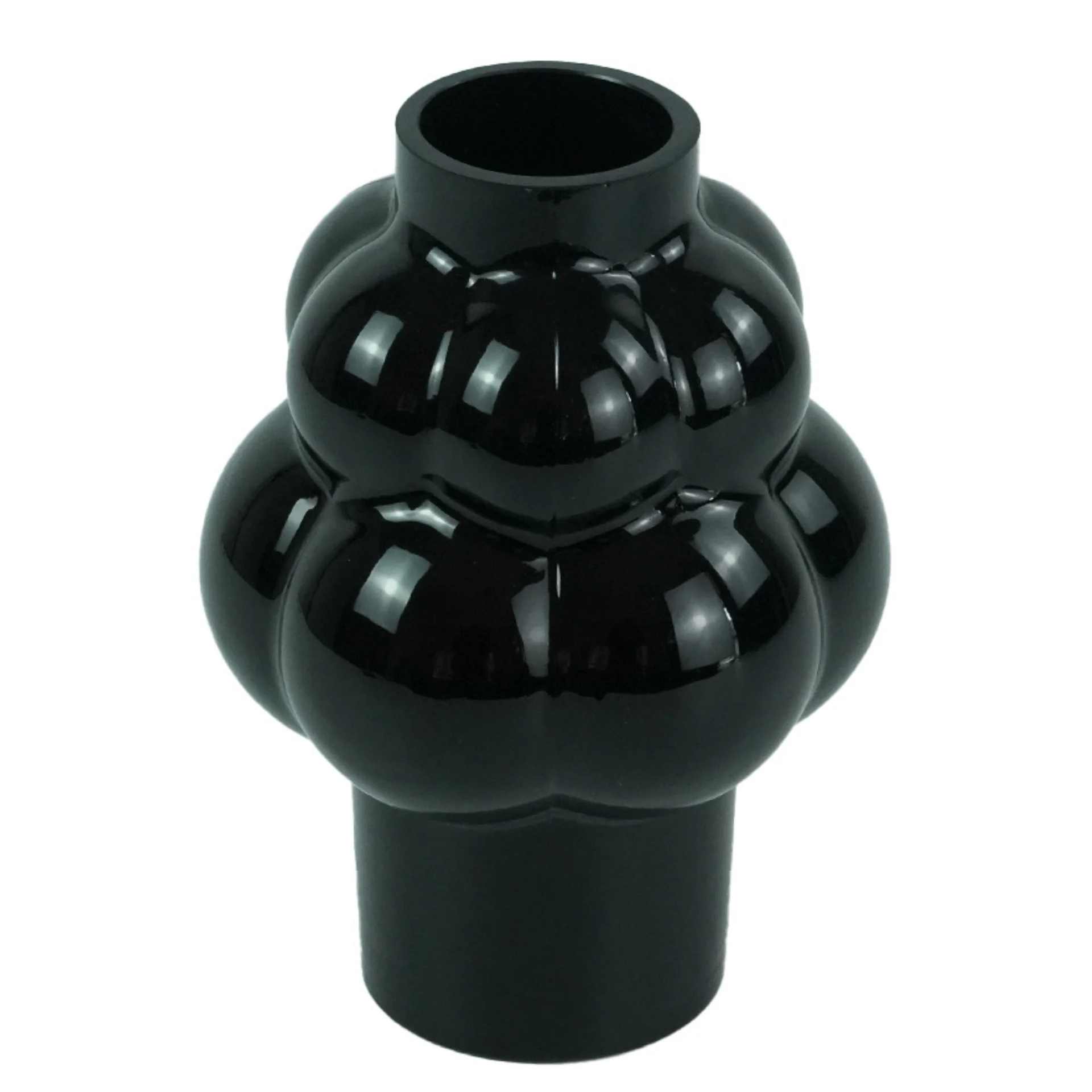 Foxy vaso in vetro nero 21 cm - Image 4