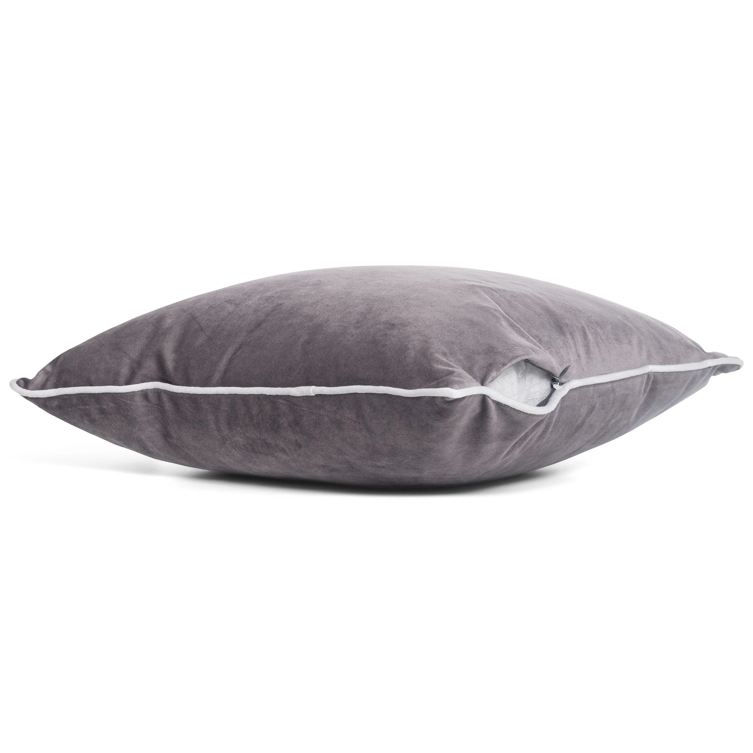 Gabi Cuscino decorativo - Velluto grigio 45x45 cm - Image 3