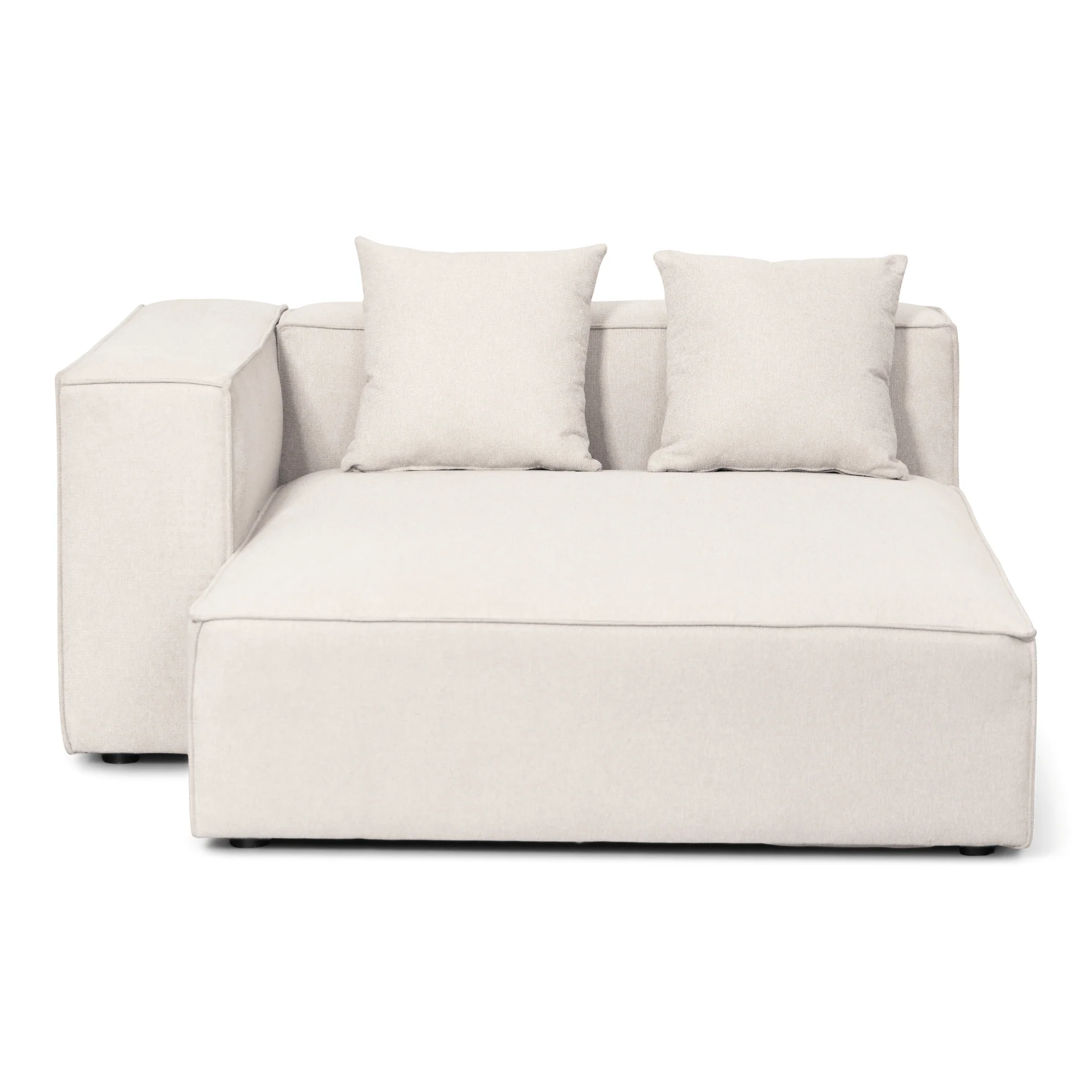 Hailey - Divano modulare con chaise-longue orientata a sinistra in beige con 2 moduli L: 294 x P: 148 x H: 65 cm - Image 9