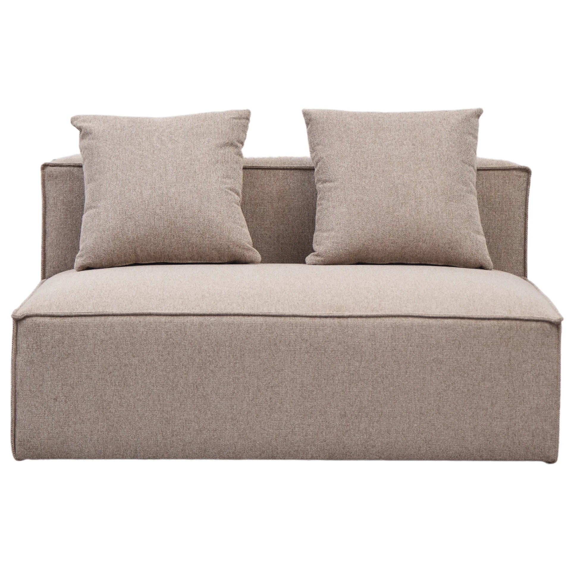 Hailey modulo centrale in sabbia L: 121 x P: 100 x A: 65 cm
