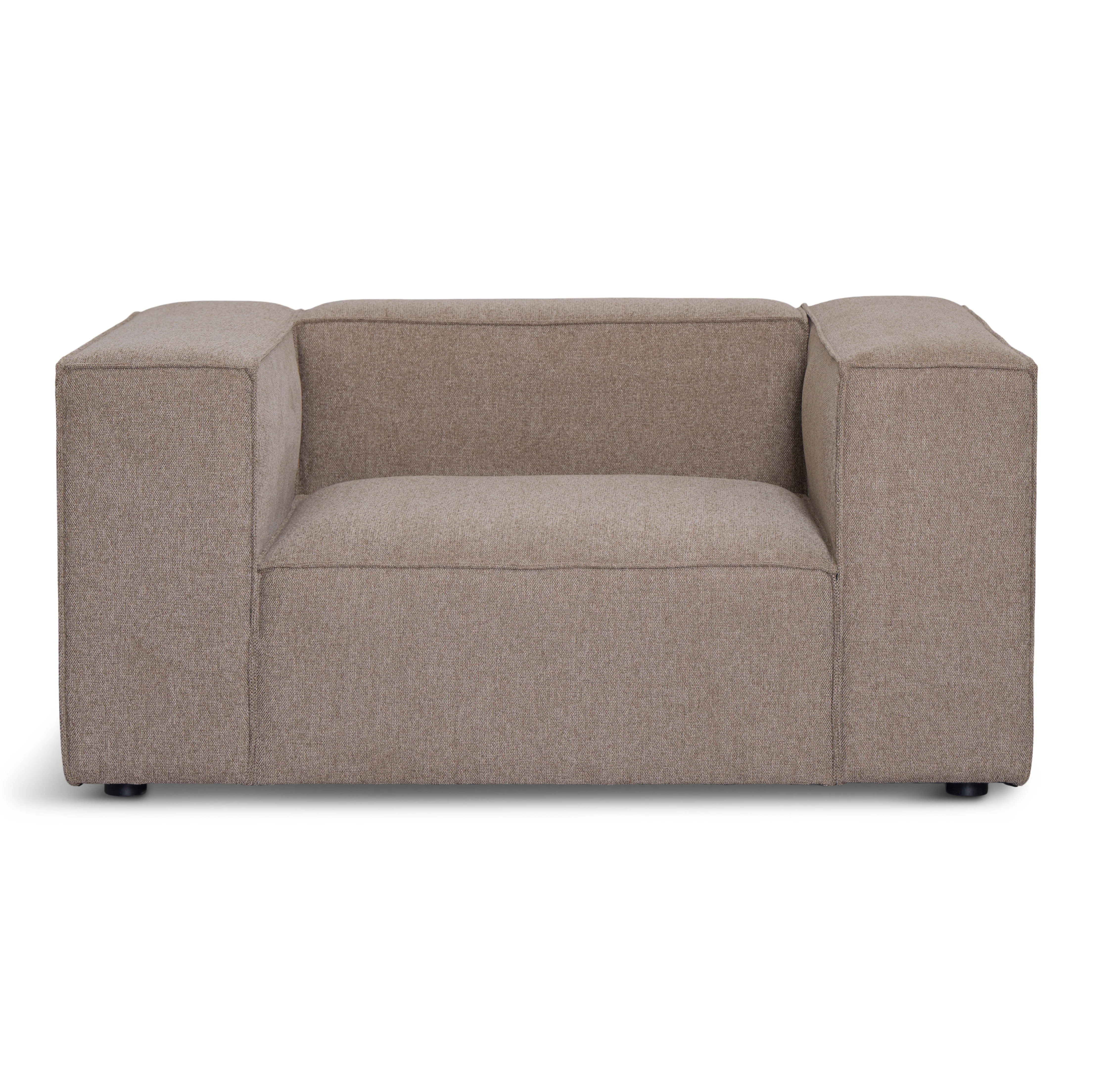 Hailey poltrona in sabbia L: 136 × P: 100 × H: 64 cm
