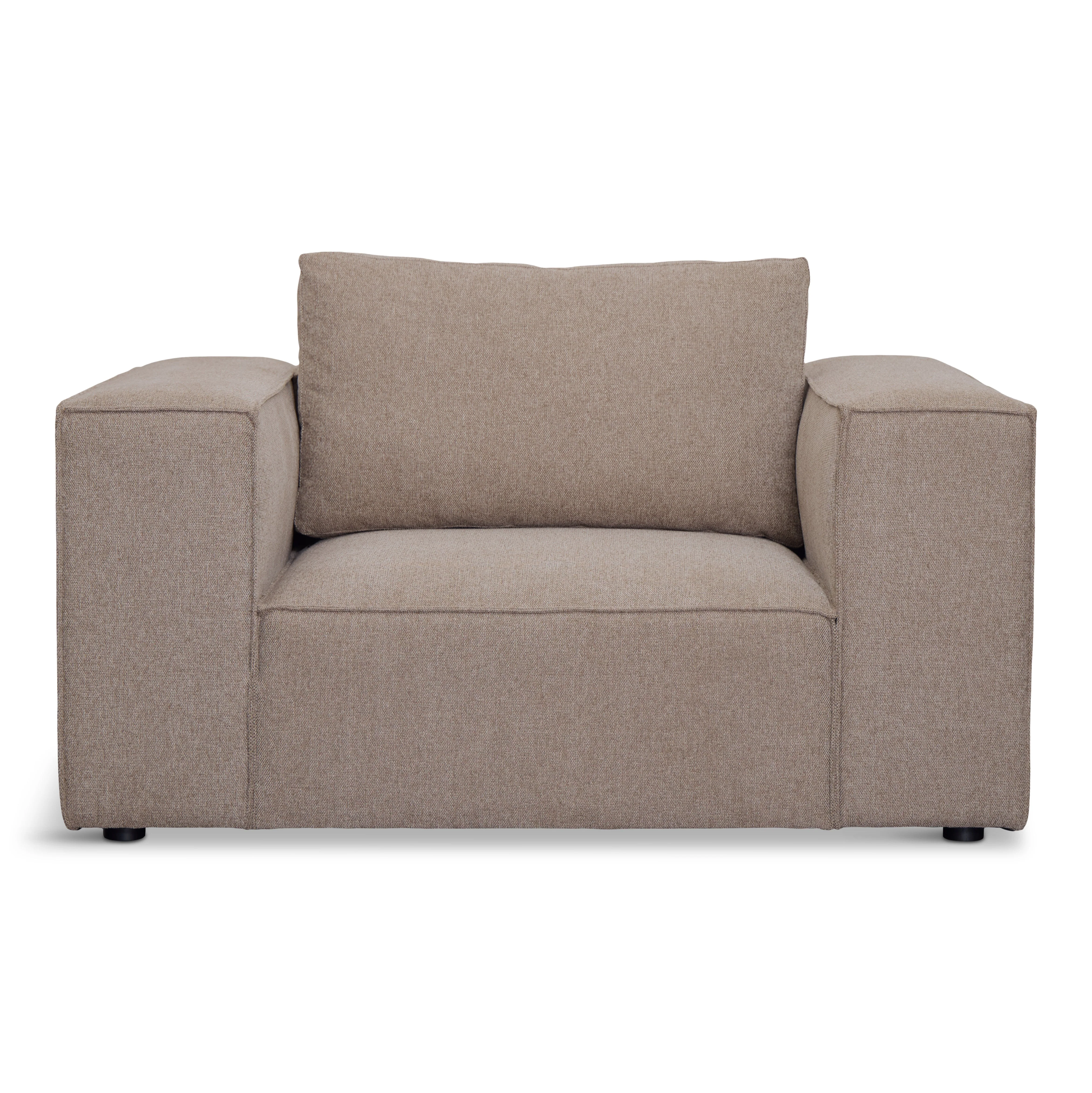 Hailey poltrona in sabbia L: 136 × P: 100 × H: 64 cm - Image 4