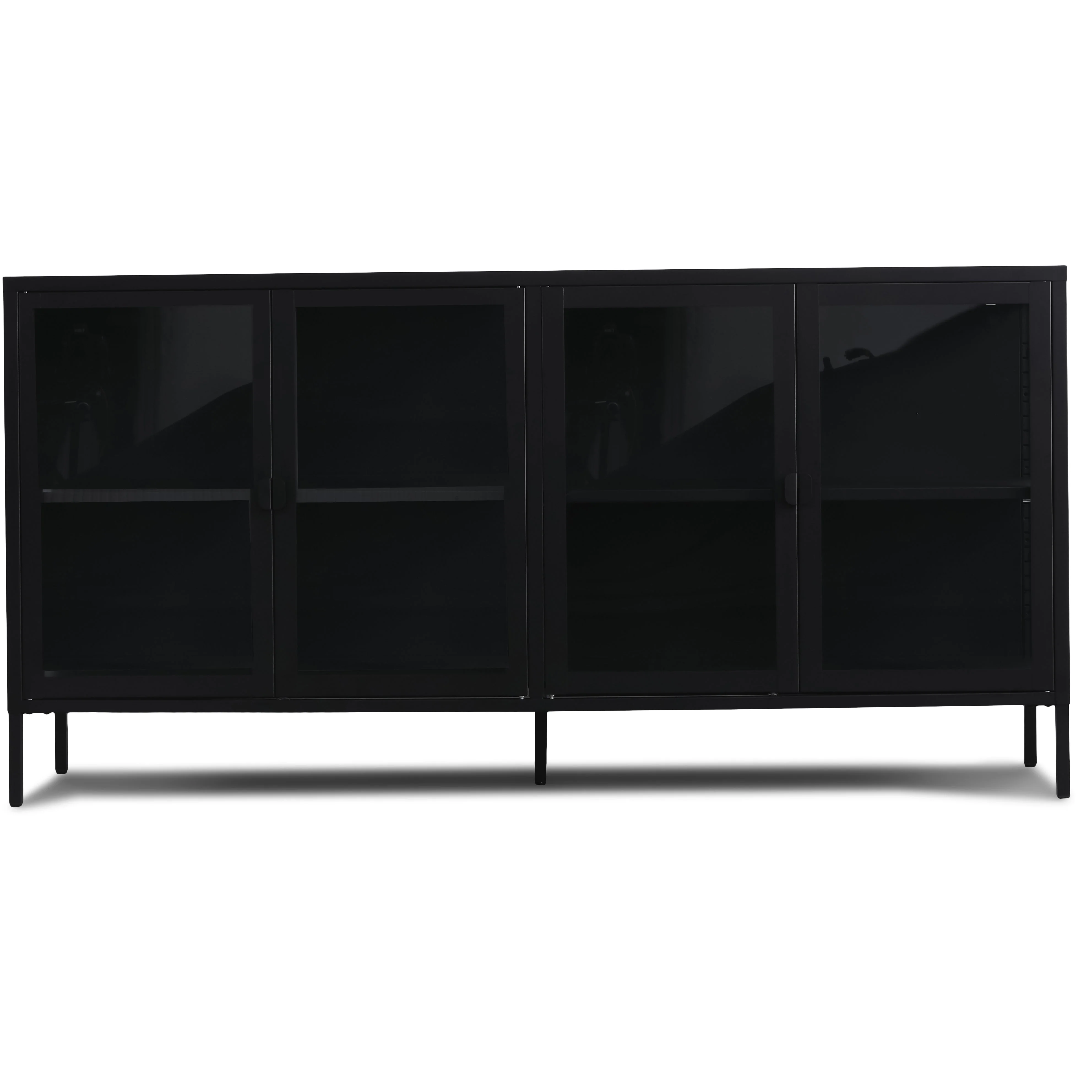 Herman Vetrina - Metallo/Nero - 170x40x85 cm - Image 3