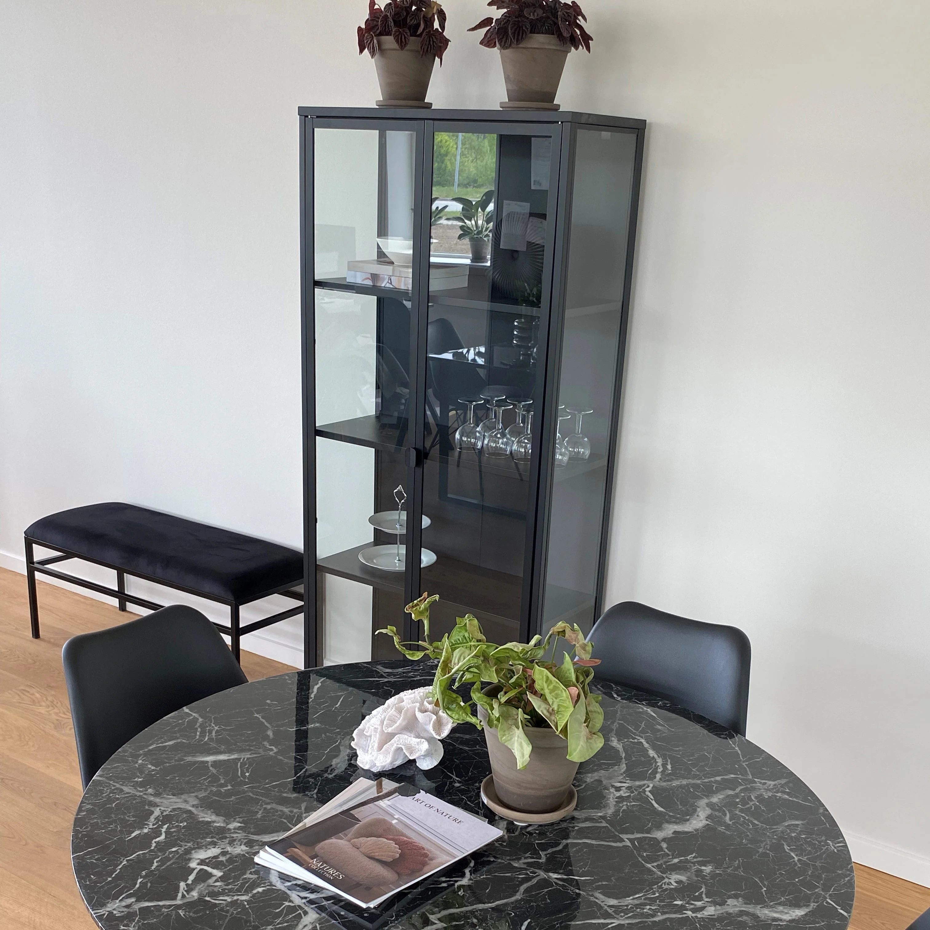 Herman Vitrine - Metallo/Nero - 80x40x180 cm - Image 3