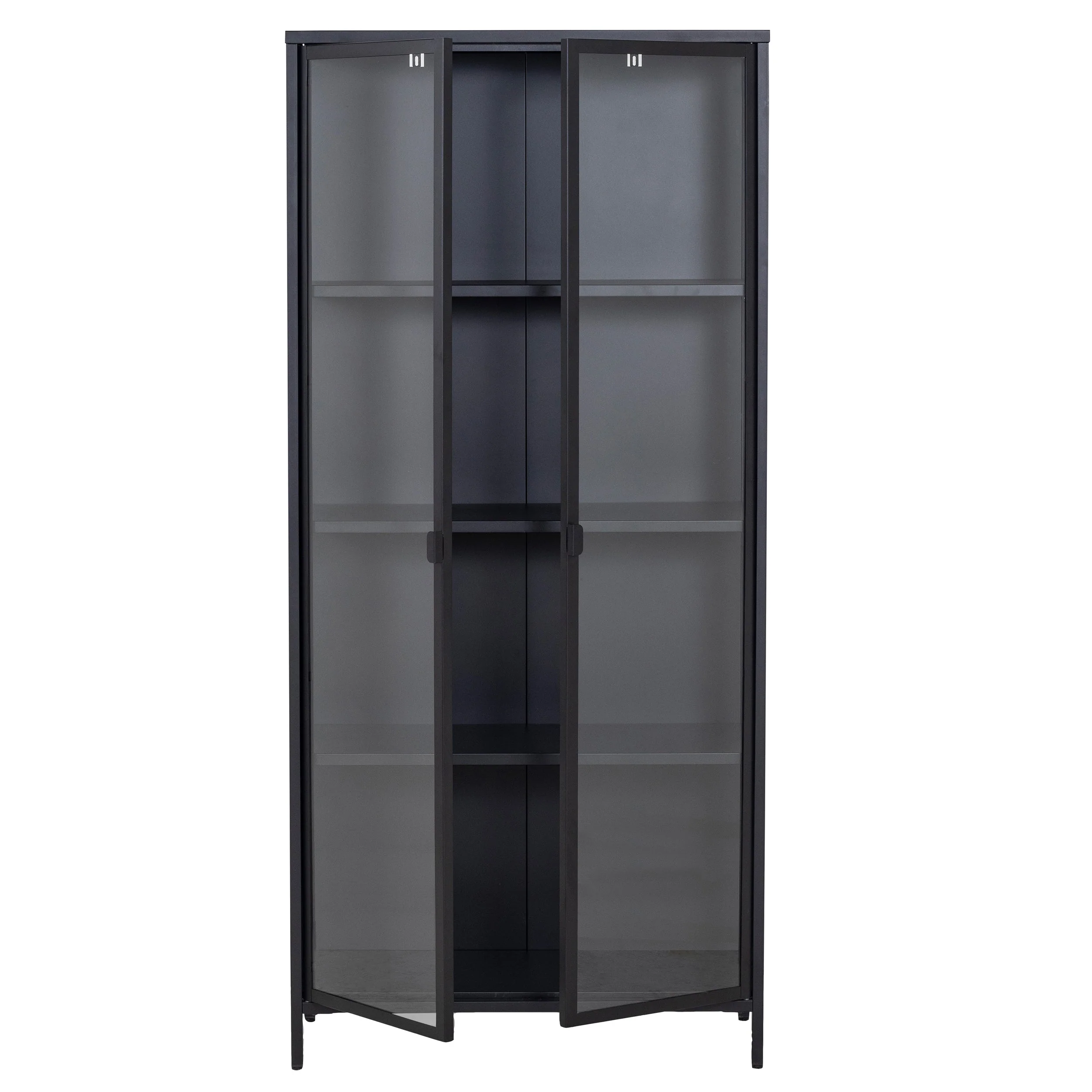 Herman Vitrine - Metallo/Nero - 80x40x180 cm - Image 9