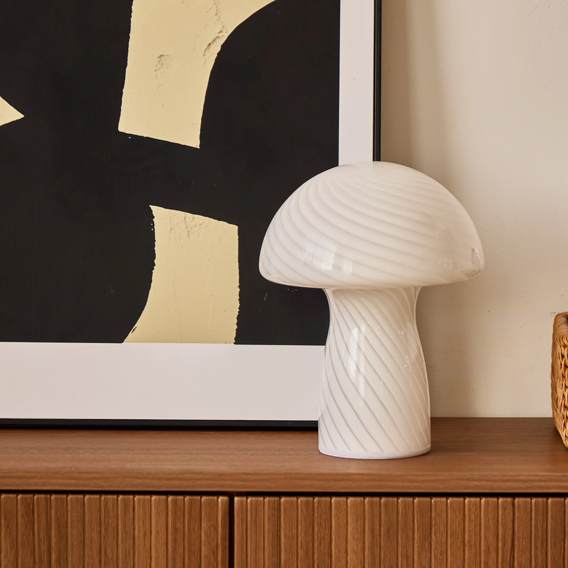 Ida Lampada LED mushroom bianca 24 cm - Image 2