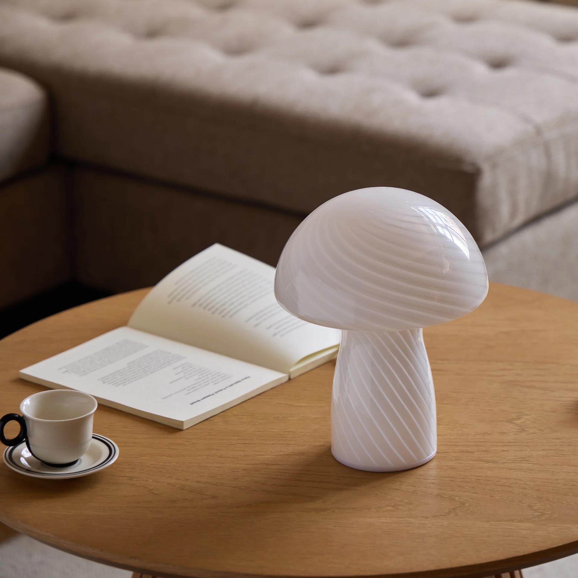 Ida Lampada LED mushroom bianca 24 cm - Image 6