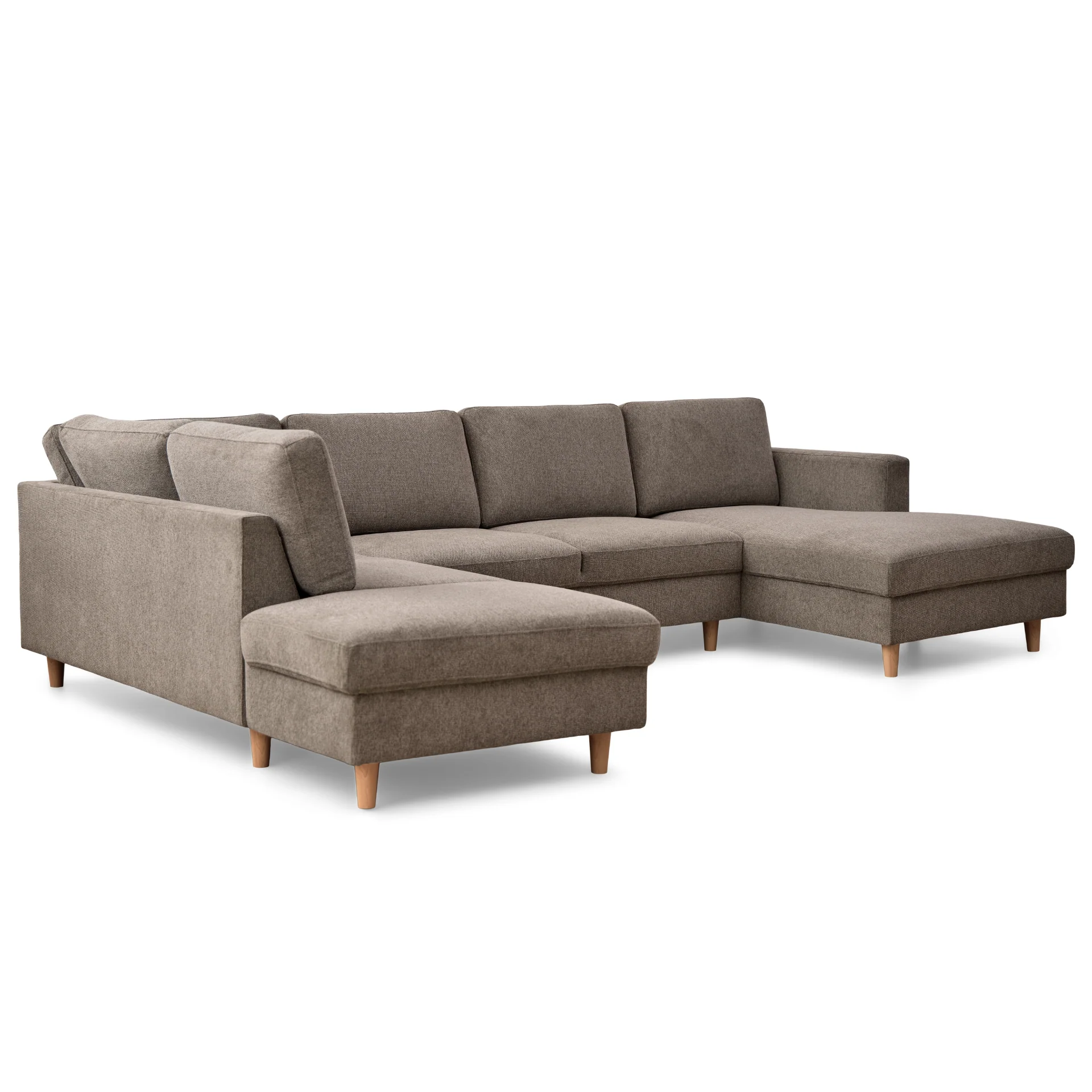 Jennifer - divano ad angolo destro con chaise longue in sabbia - L: 300 x P: 208 x H: 82 cm - Image 10