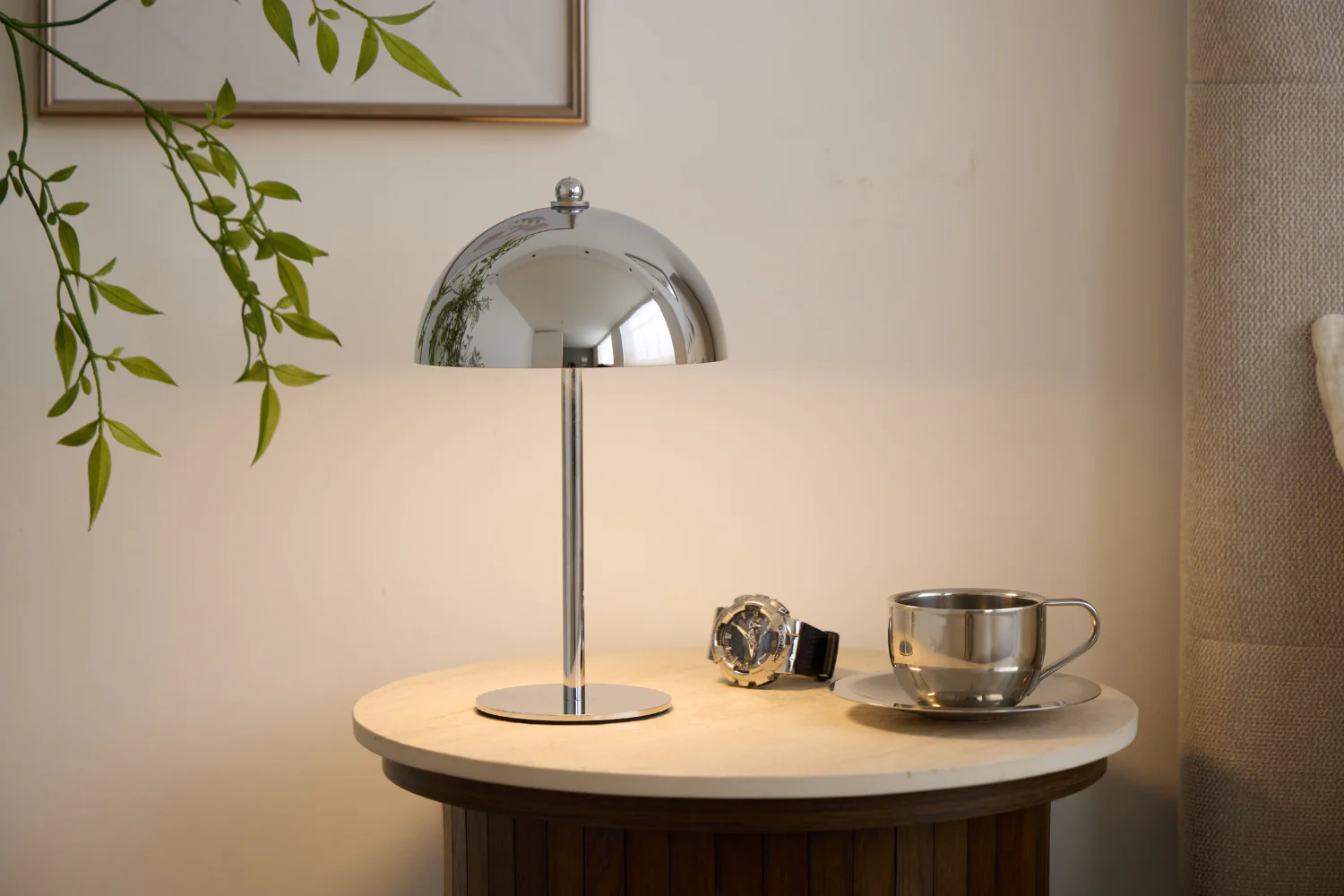 Lampada da tavolo Bloom Chrome - Image 2