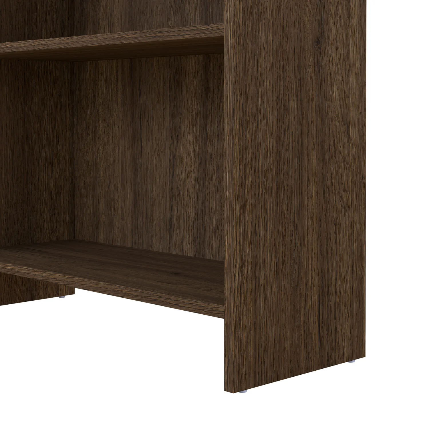 Libreria Maddie a 5 ripiani in rovere fumé 175,5x66x25,5 cm - Image 5