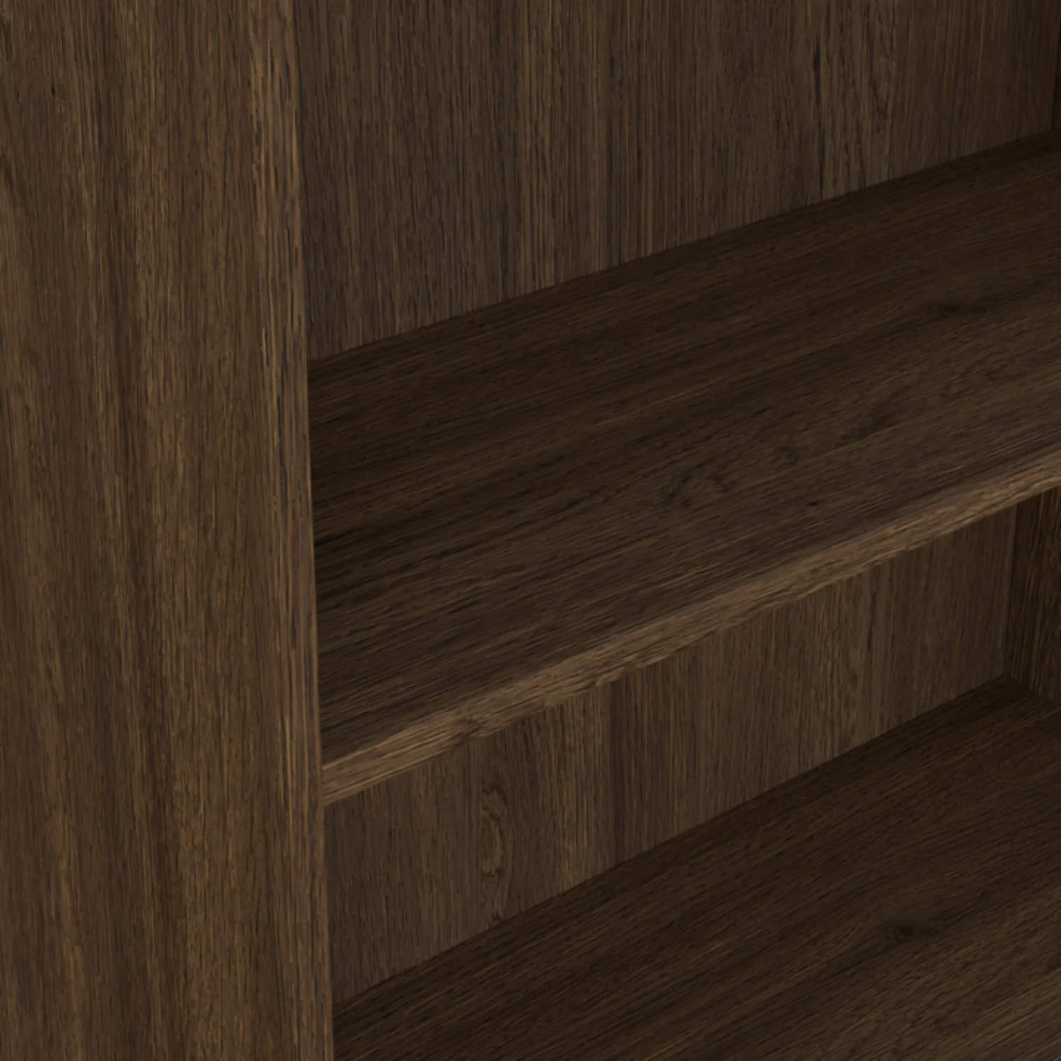 Libreria Maddie a 5 ripiani in rovere fumé 175,5x66x25,5 cm - Image 6