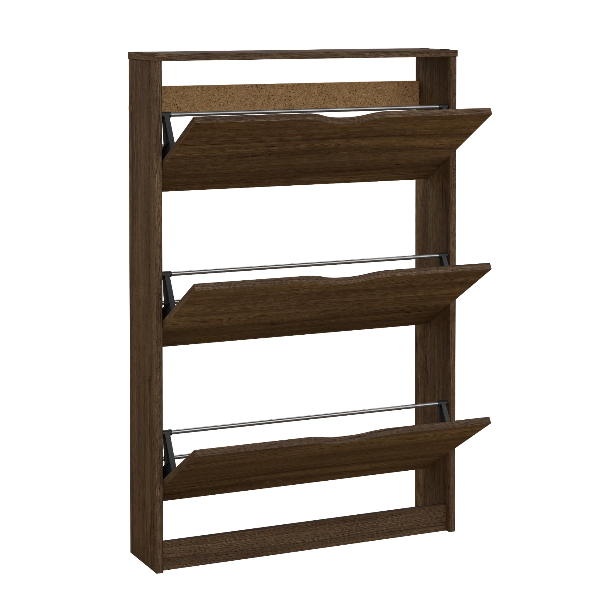 Livo Scarpiera a 3 ante in rovere fumé - Image 7