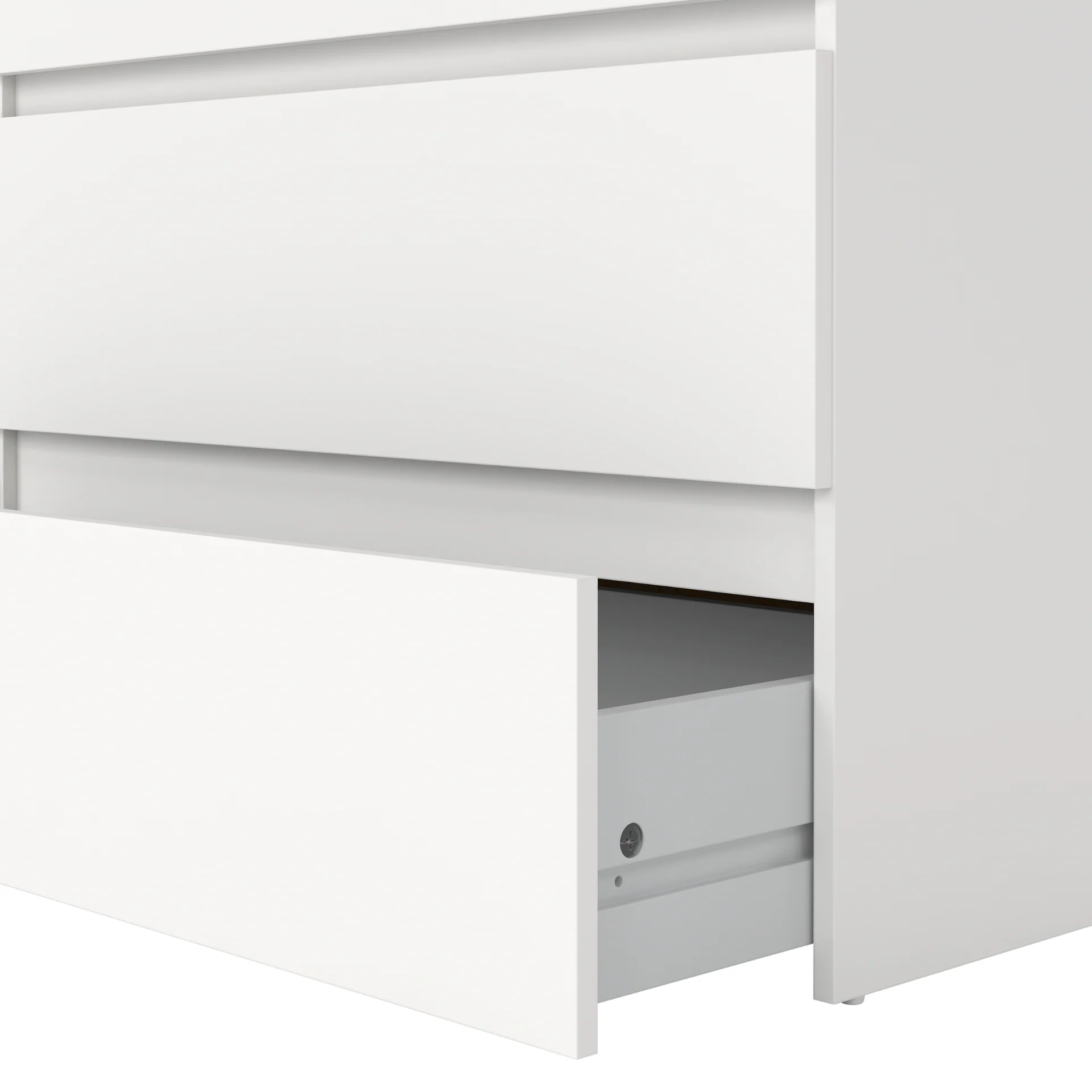 Maise cassettiera 70x138x41 cm con 6 cassetti in bianco - Image 7
