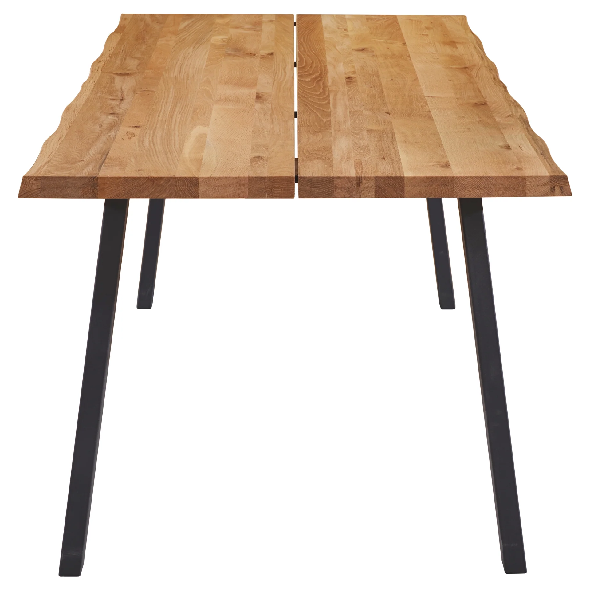 Molly Tavolo da pranzo - 200x95 cm - Quercia naturalmente oliata con gambe a forma di A (Preparato per pannelli supplementari) - Image 3