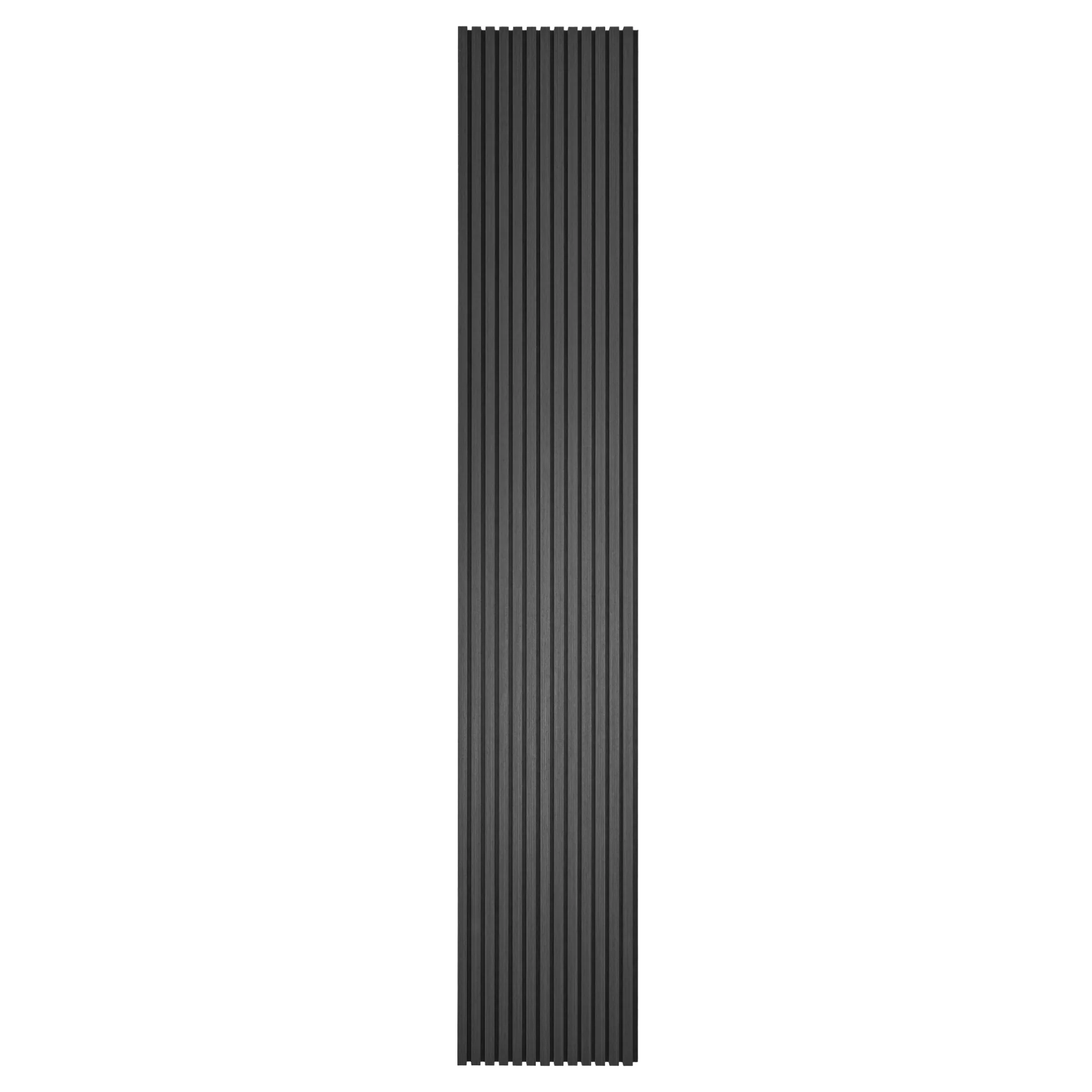 Pannello acustico in impiallacciatura rovere nero 3000×520×18 mm