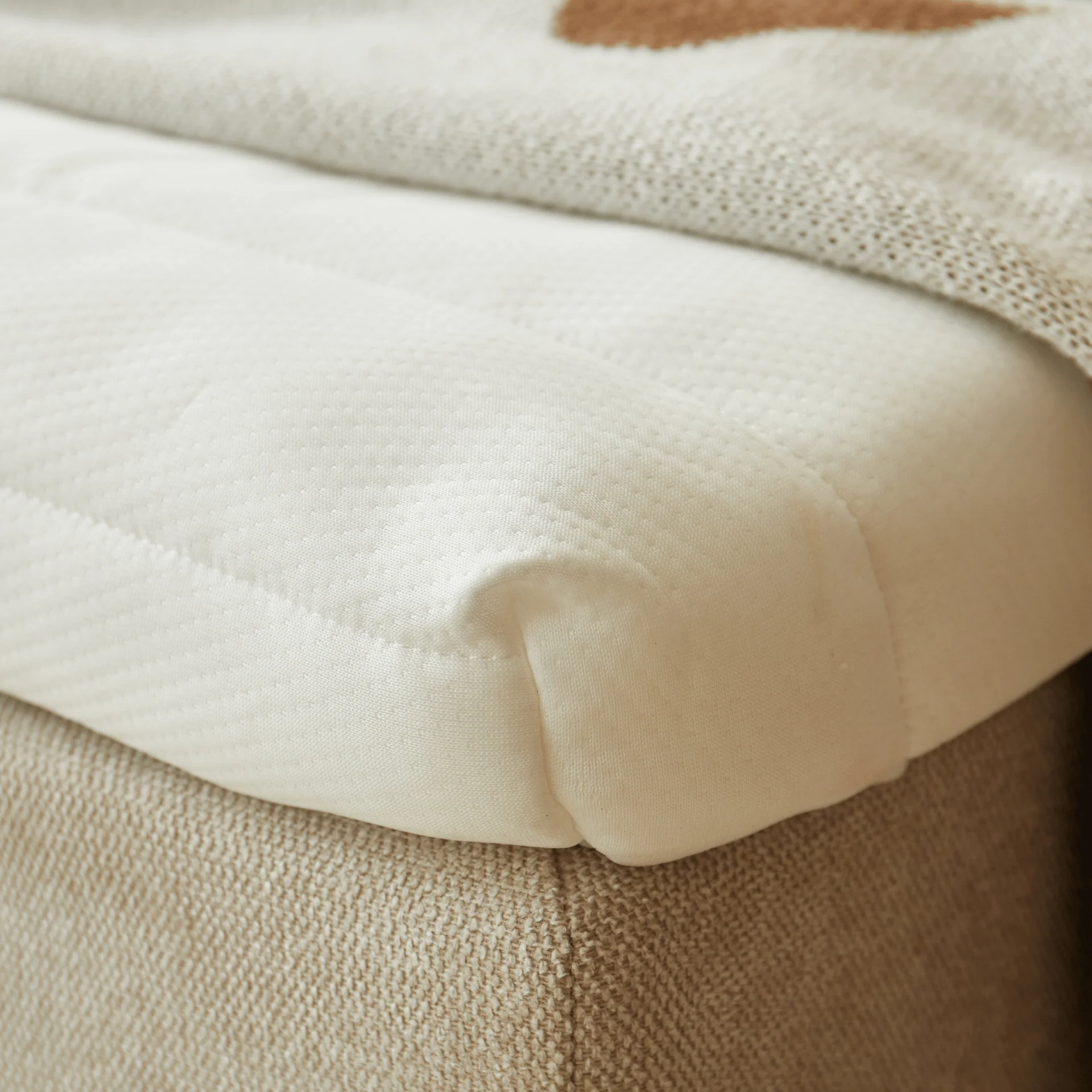Premium Aksel topper bianco in memory foam 90x200x7 cm - Image 8