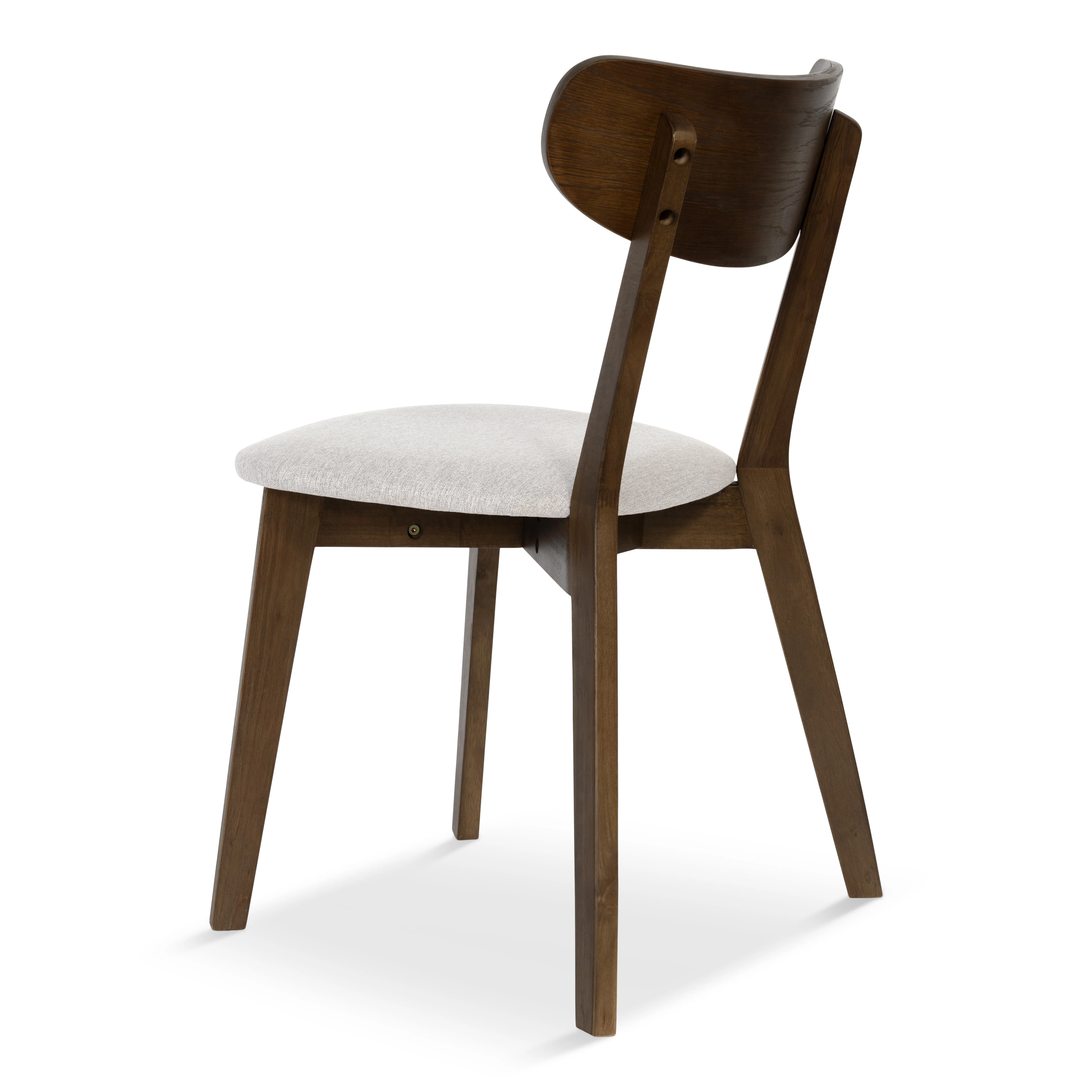 Rory sedia da pranzo – Sedia in legno di rovere affumicato con seduta imbottita - Image 3