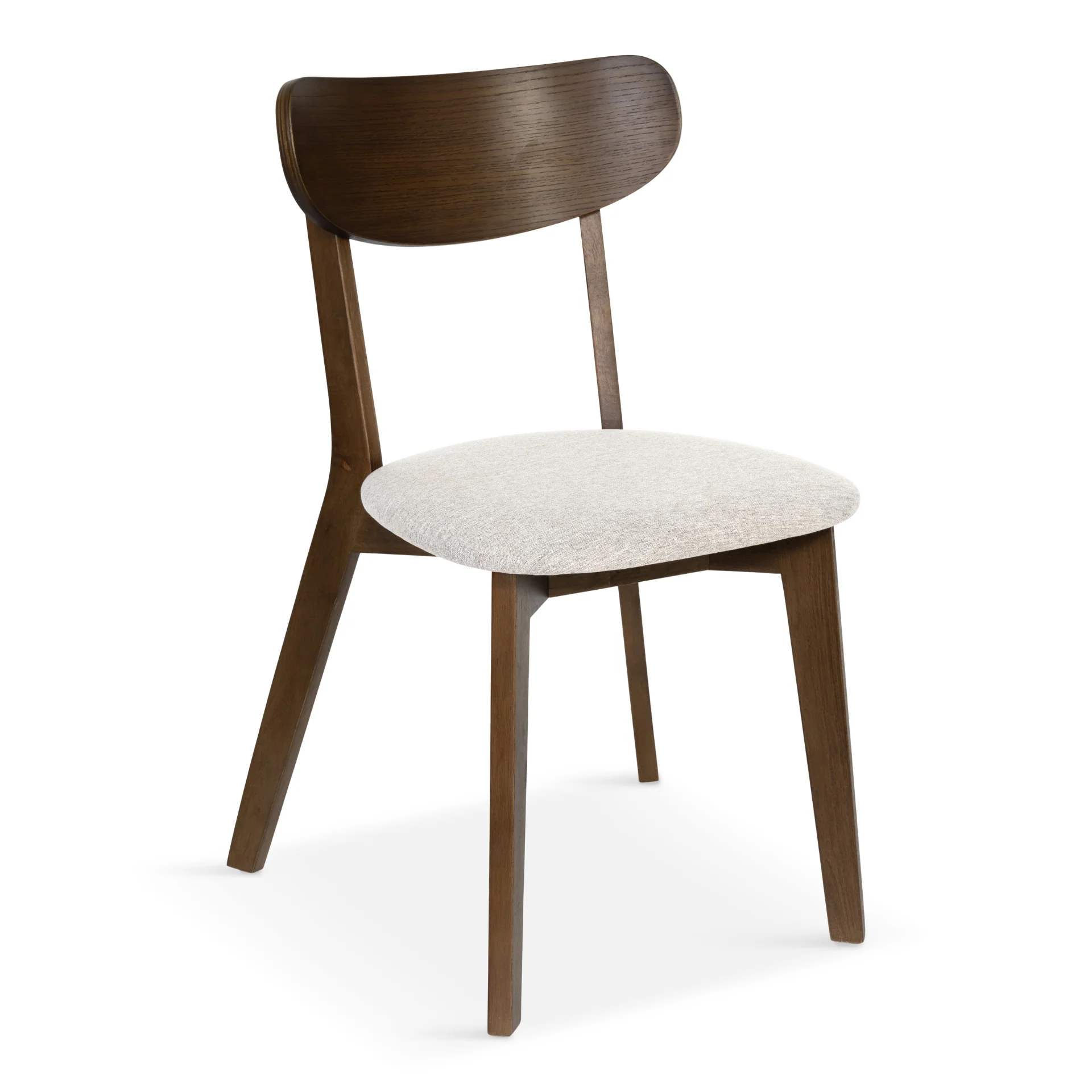 Rory sedia da pranzo – Sedia in legno di rovere affumicato con seduta imbottita - Image 5