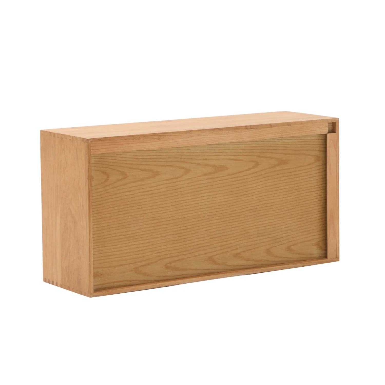 Rumi Scaffale a muro a tre scomparti 33x20x66 cm in rovere con supporto a muro - Image 9
