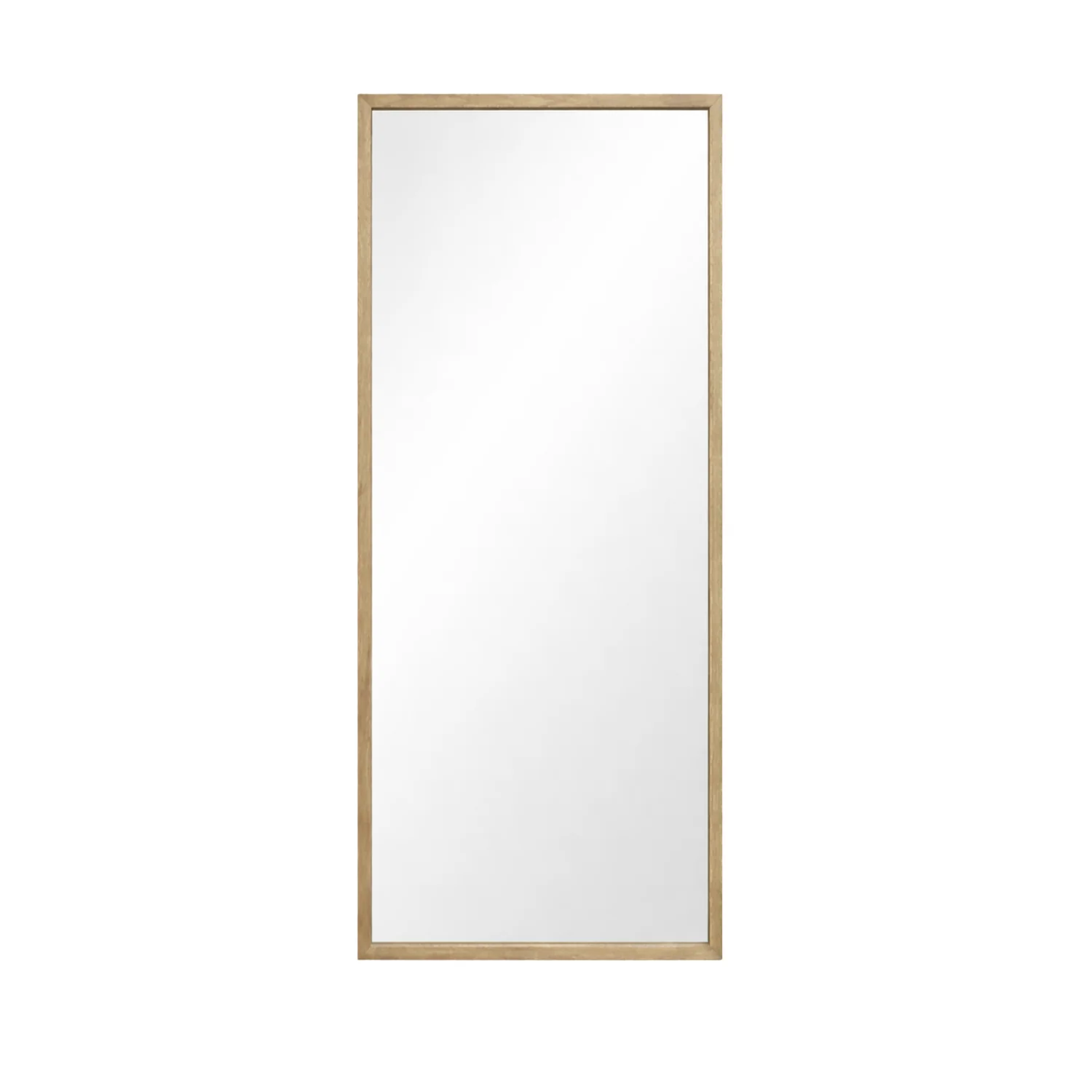Specchio Elvira 120x50 cm con cornice in legno di rovere