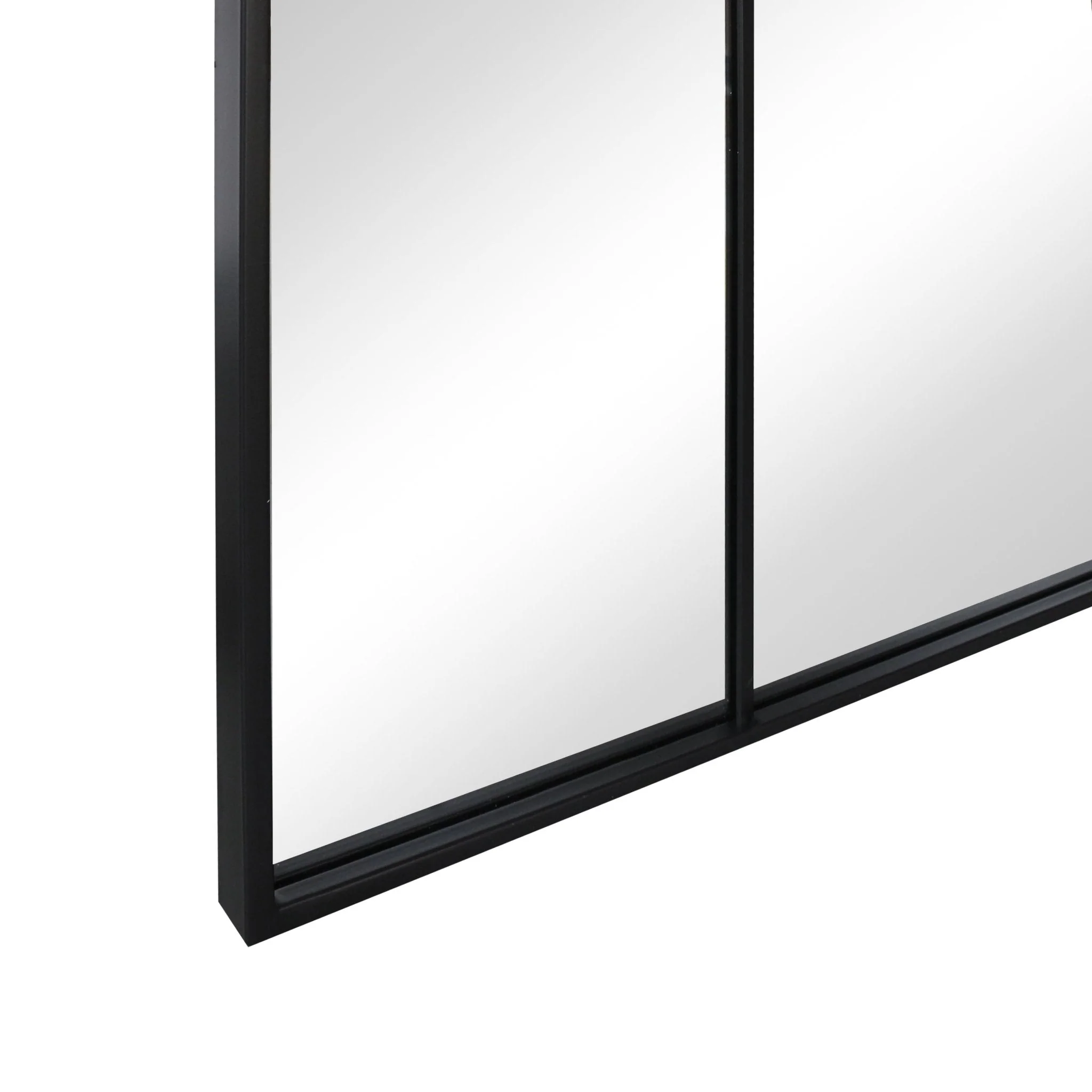 Specchio New Yorker con cornice nero 180 x 80 cm - Image 6