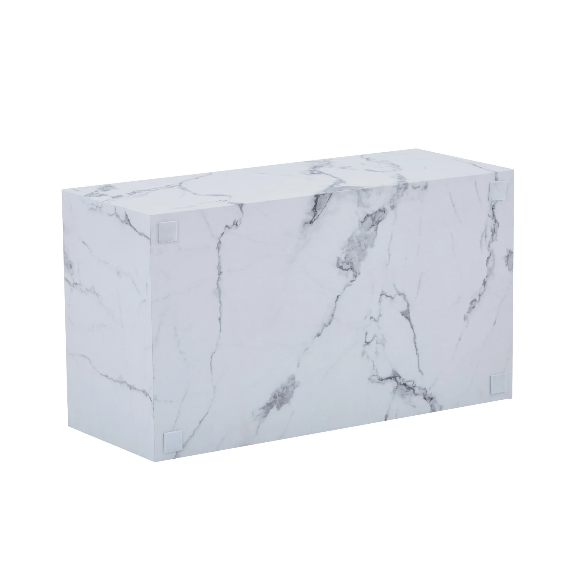 Maxine Tavolino in marmo bianco 90x50 cm - Image 5