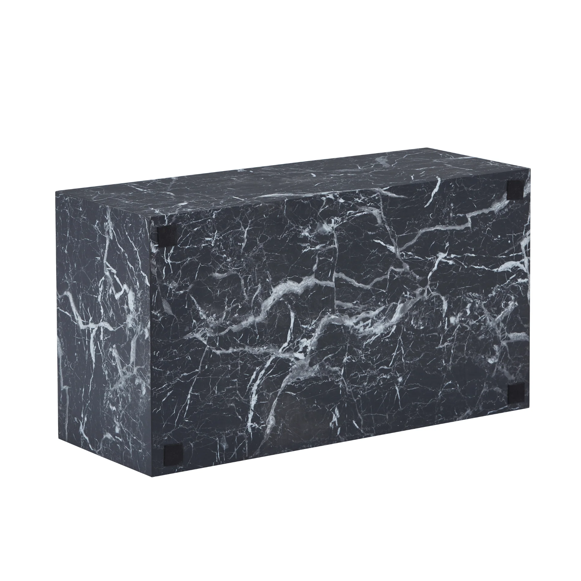 Maxine Tavolino in marmo nero 90x50 cm - Image 5