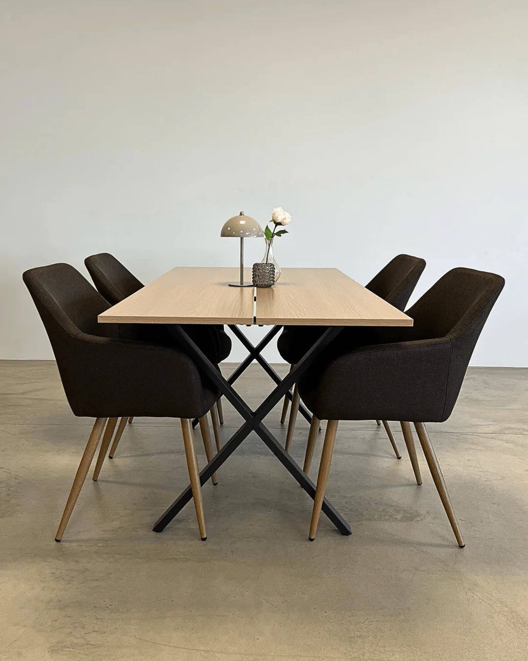 Tavolo Marly Plank impiallacciato rovere 150x80x75 cm - Image 3