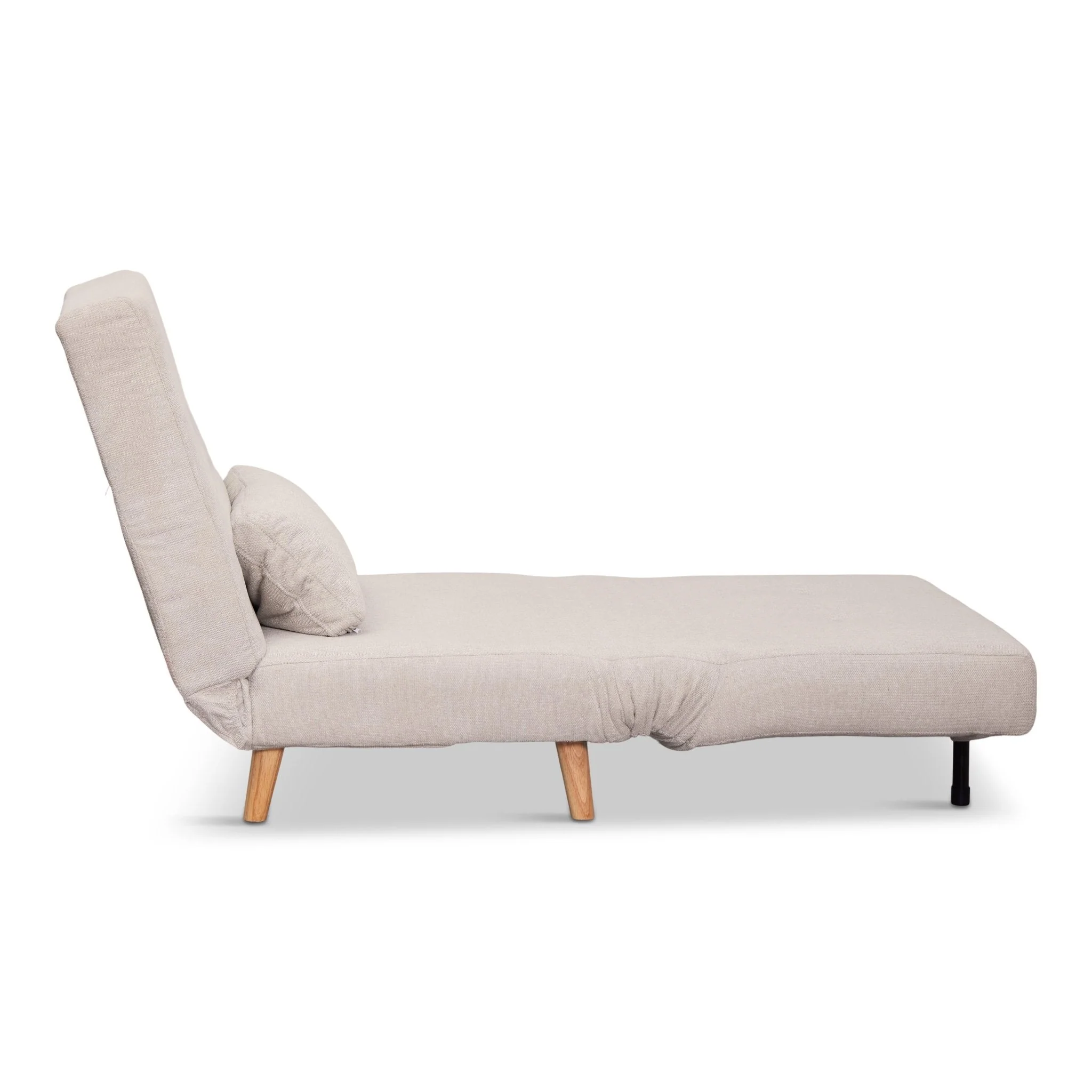 Thalia divano letto pieghevole in tessuto beige - Image 8