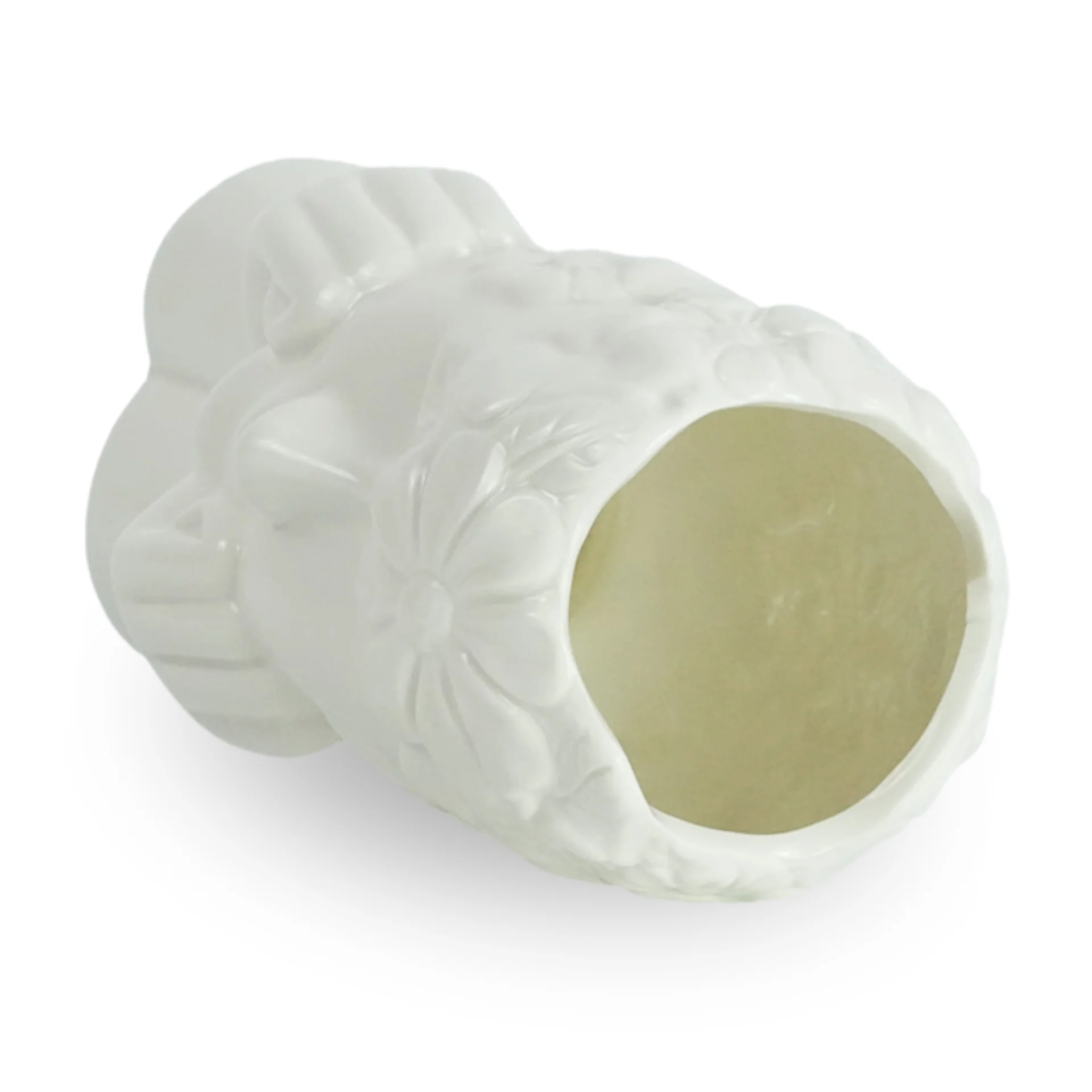 Vaso in ceramica Asti bianco 19,8 cm - Image 6