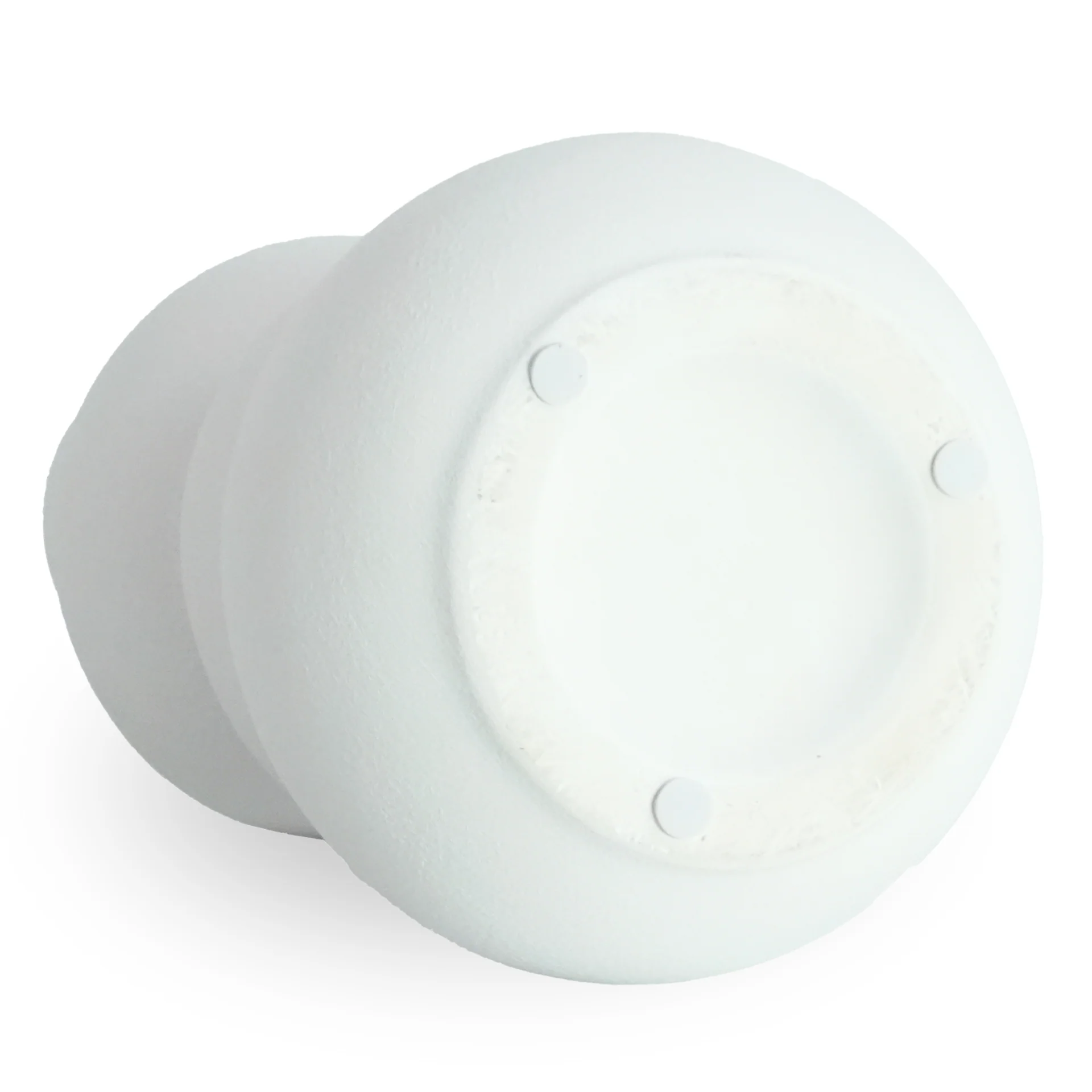 Vaso in ceramica Billie bianco 24 cm - Image 4